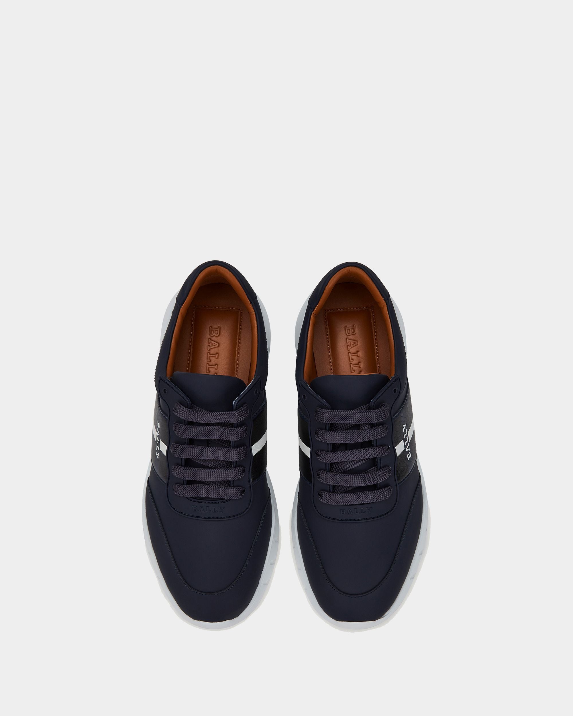 Sneaker En Cuir Bleu - Homme - Bally - 05