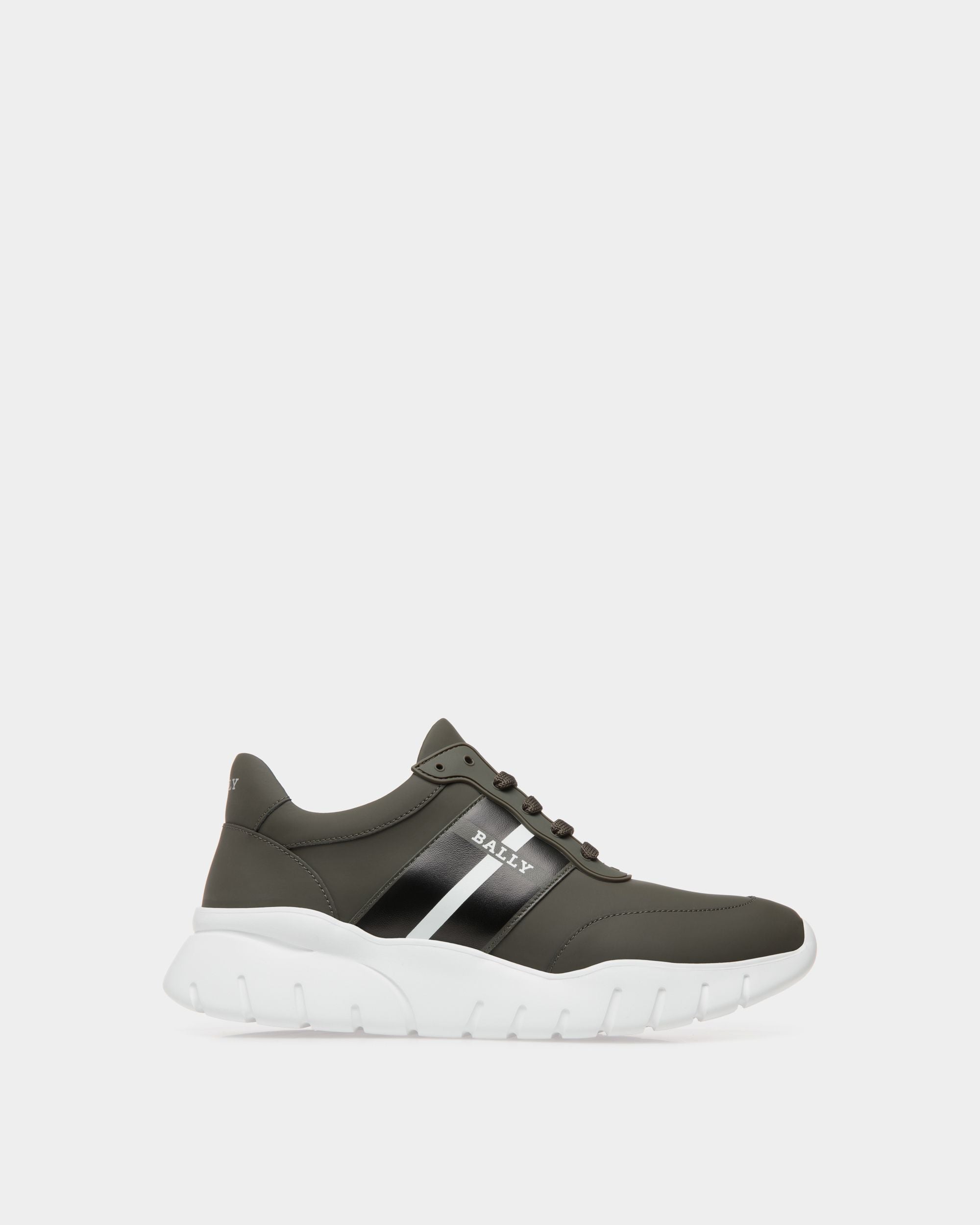 Sneaker Aus Grünem Leder - Herren - Bally - 01