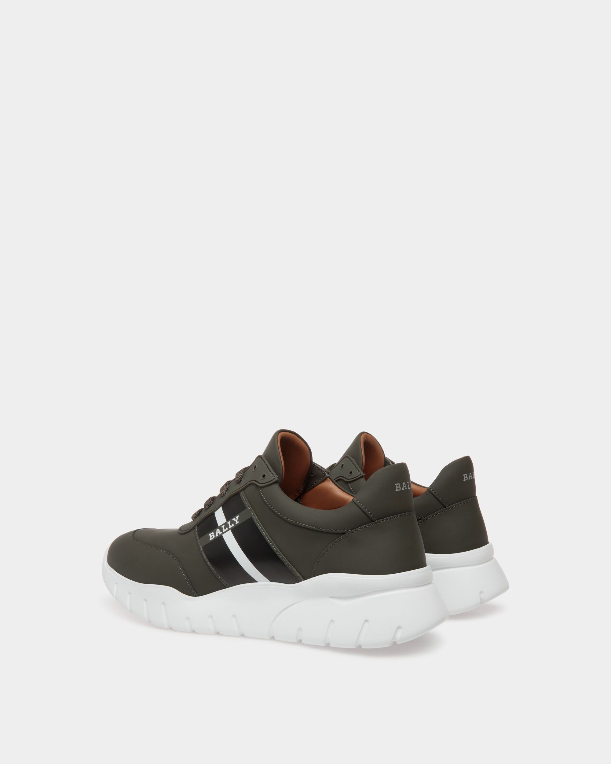 Sneaker Aus Grünem Leder - Herren - Bally - 03