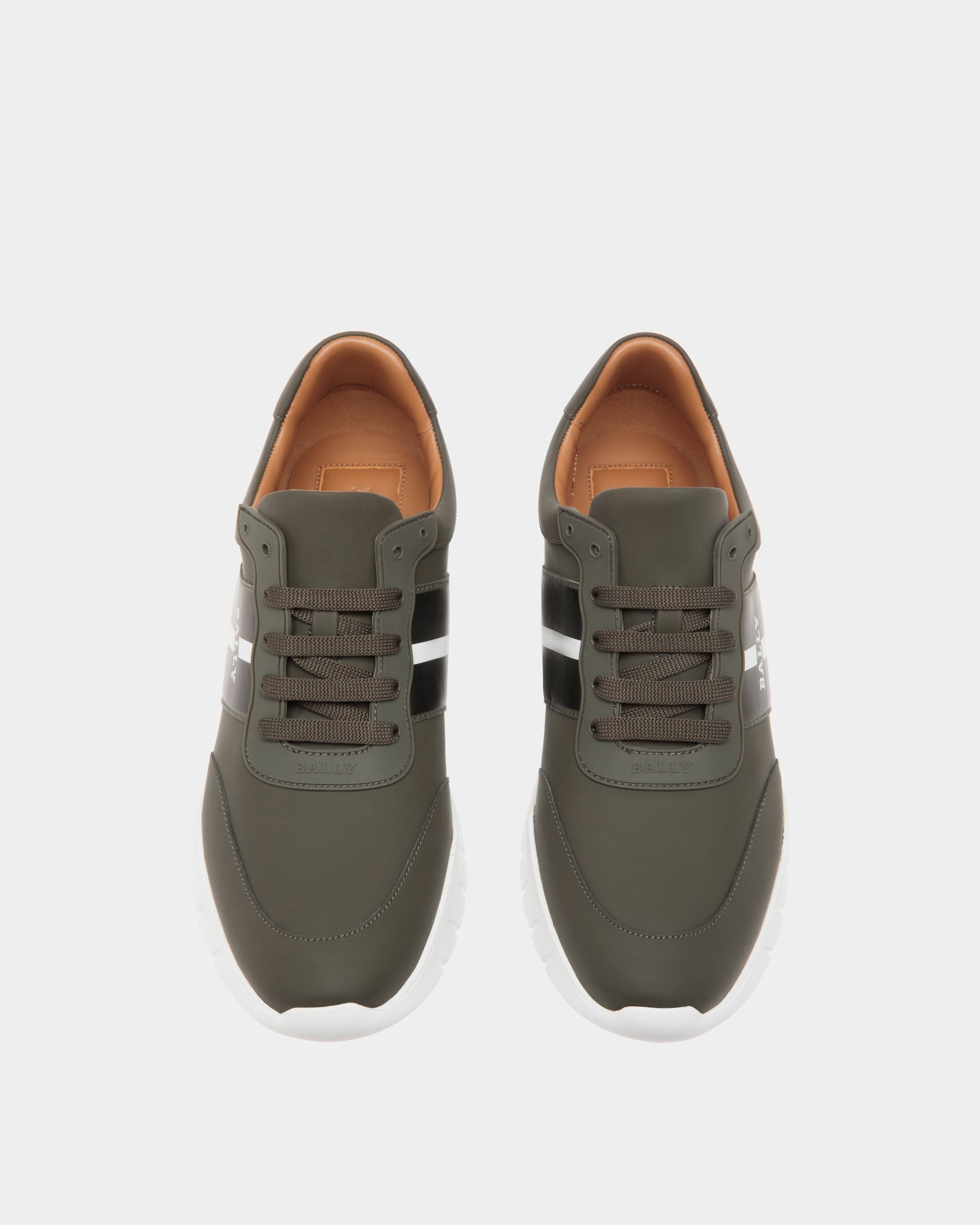 Sneaker Aus Grünem Leder - Herren - Bally - 04
