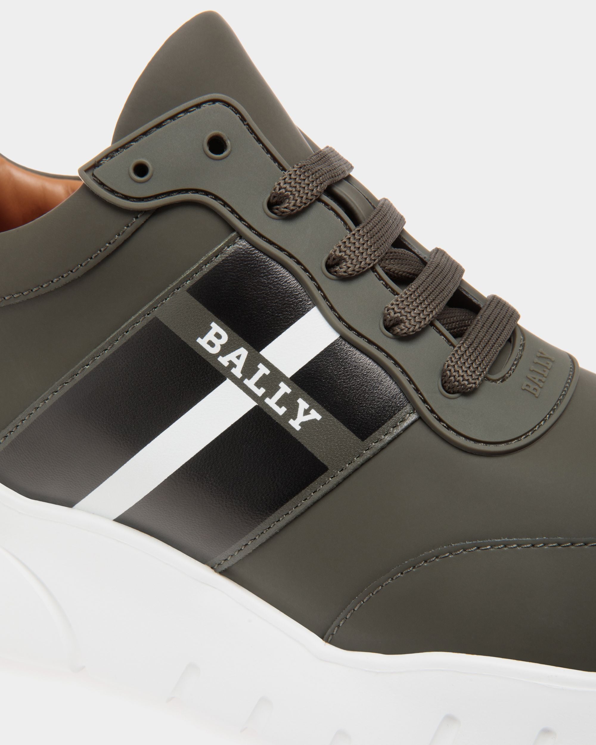 Sneaker Aus Grünem Leder - Herren - Bally - 05