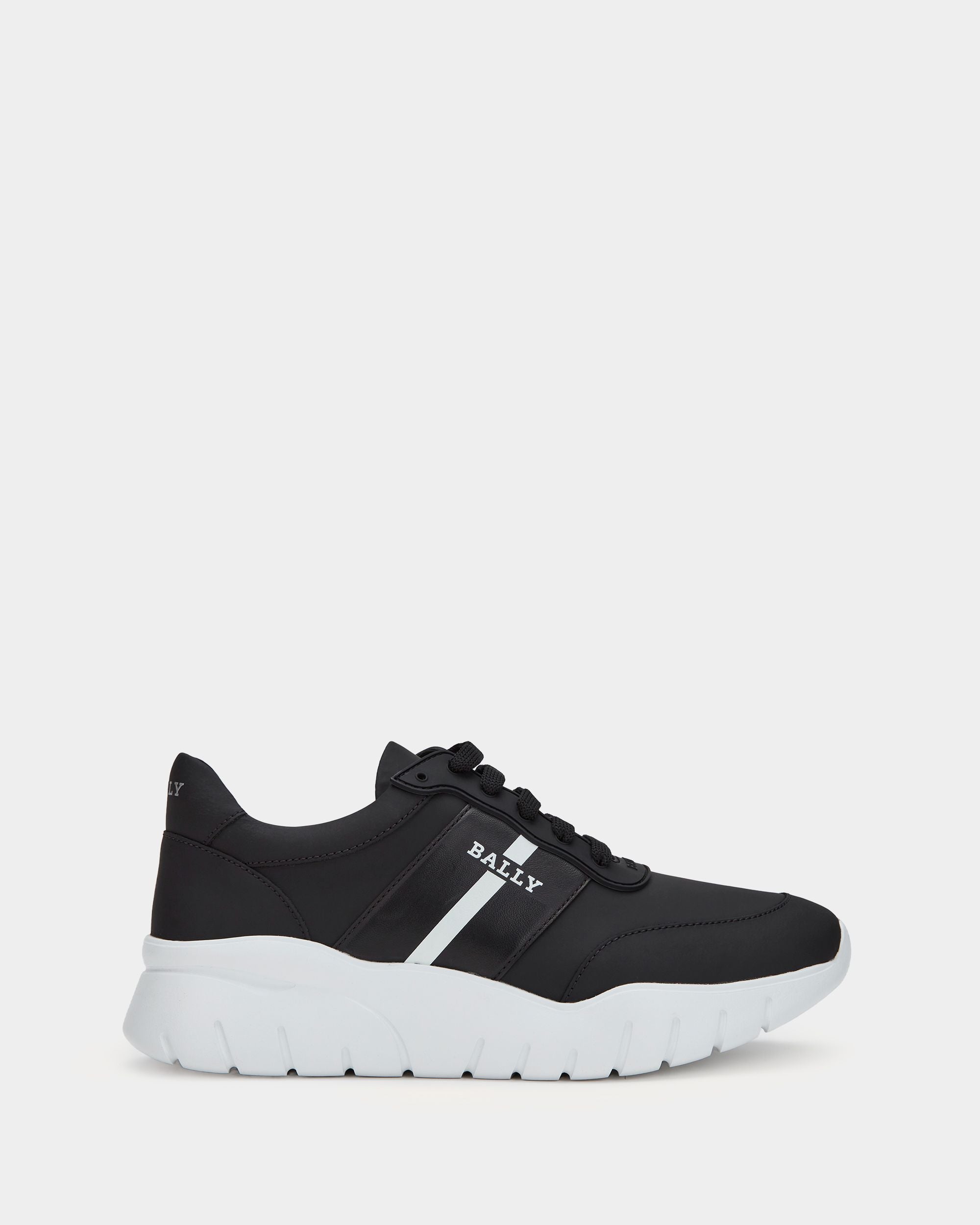 Sneaker En Cuir Noir - Homme - Bally - 01