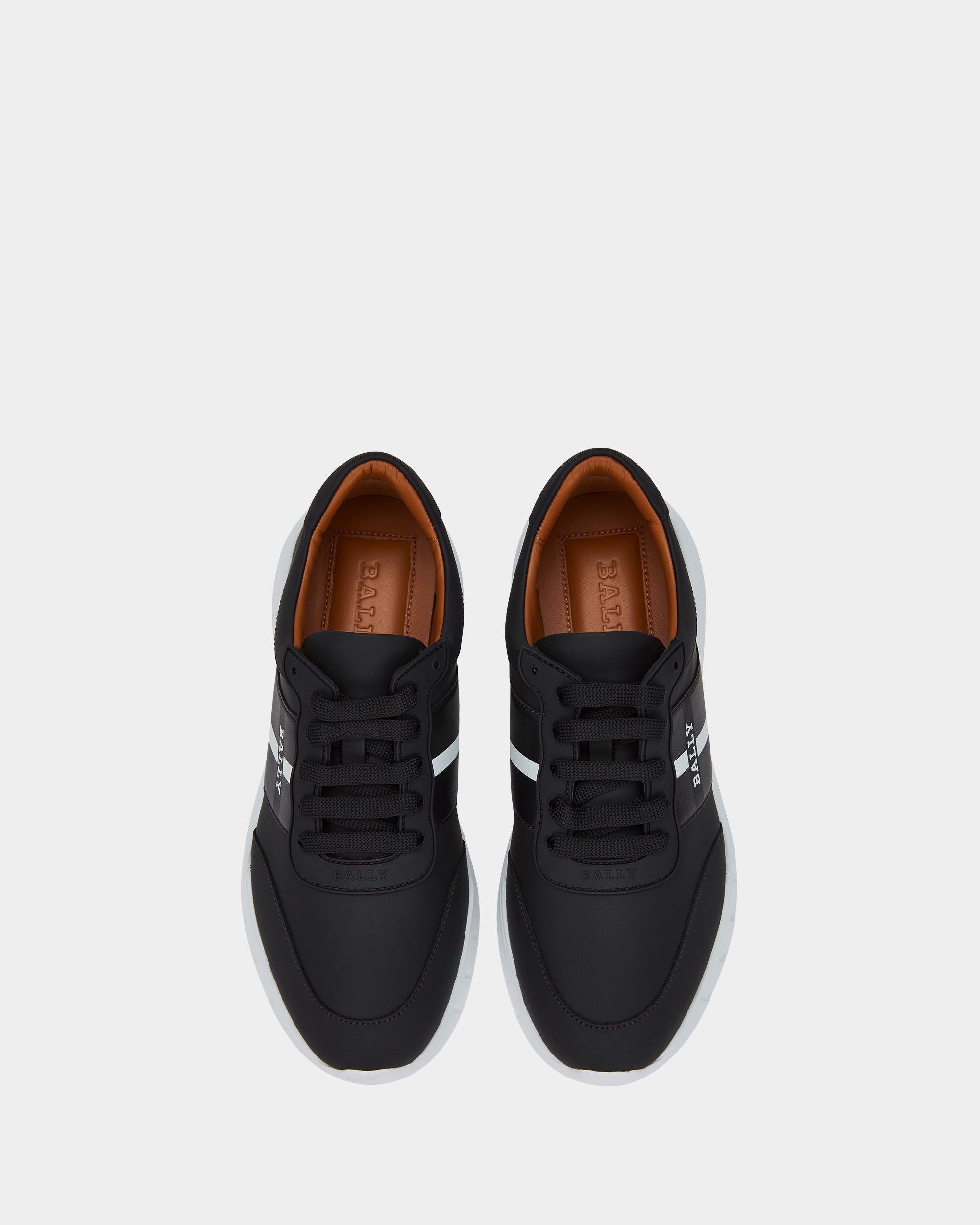 Sneaker En Cuir Noir - Homme - Bally - 05