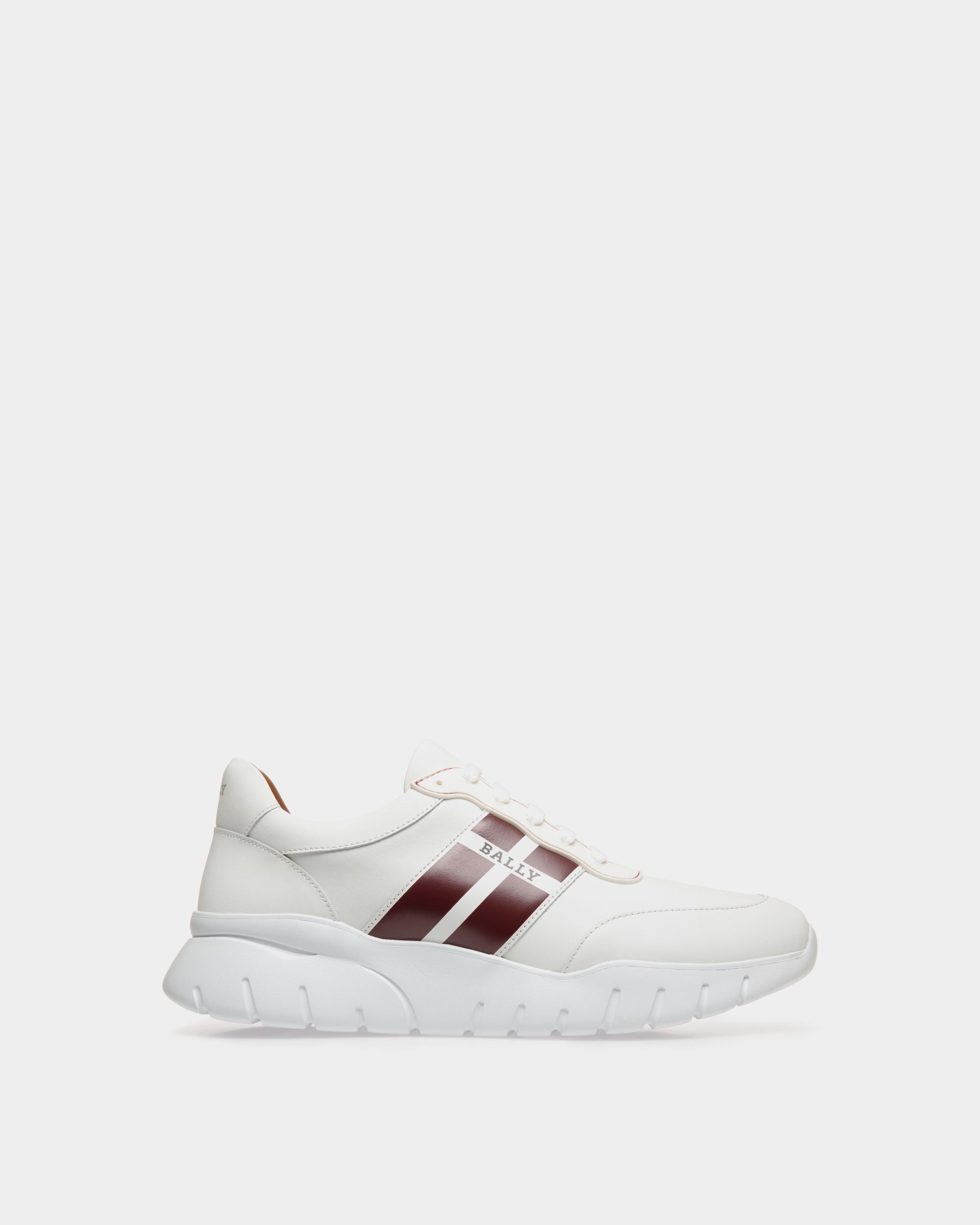 Sneaker In White  Leather - Herren - Bally - 01