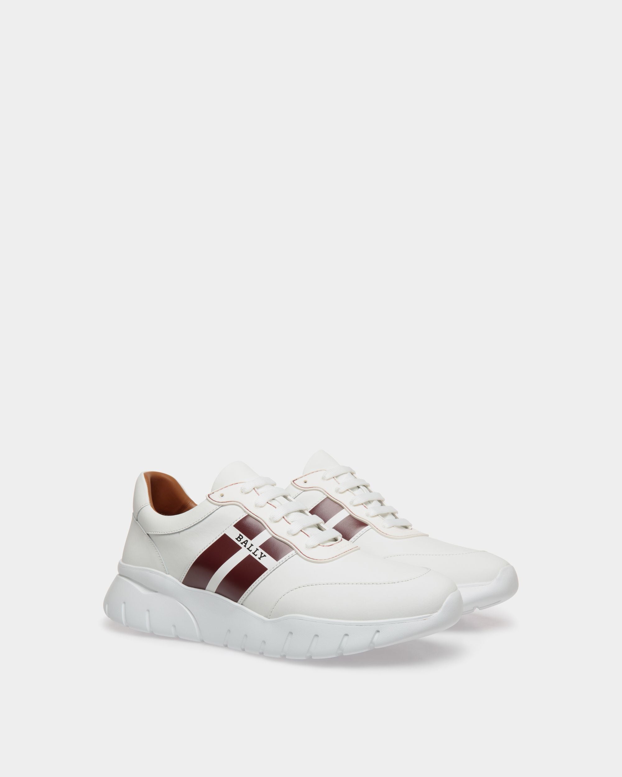 Sneaker In White  Leather - Herren - Bally - 02