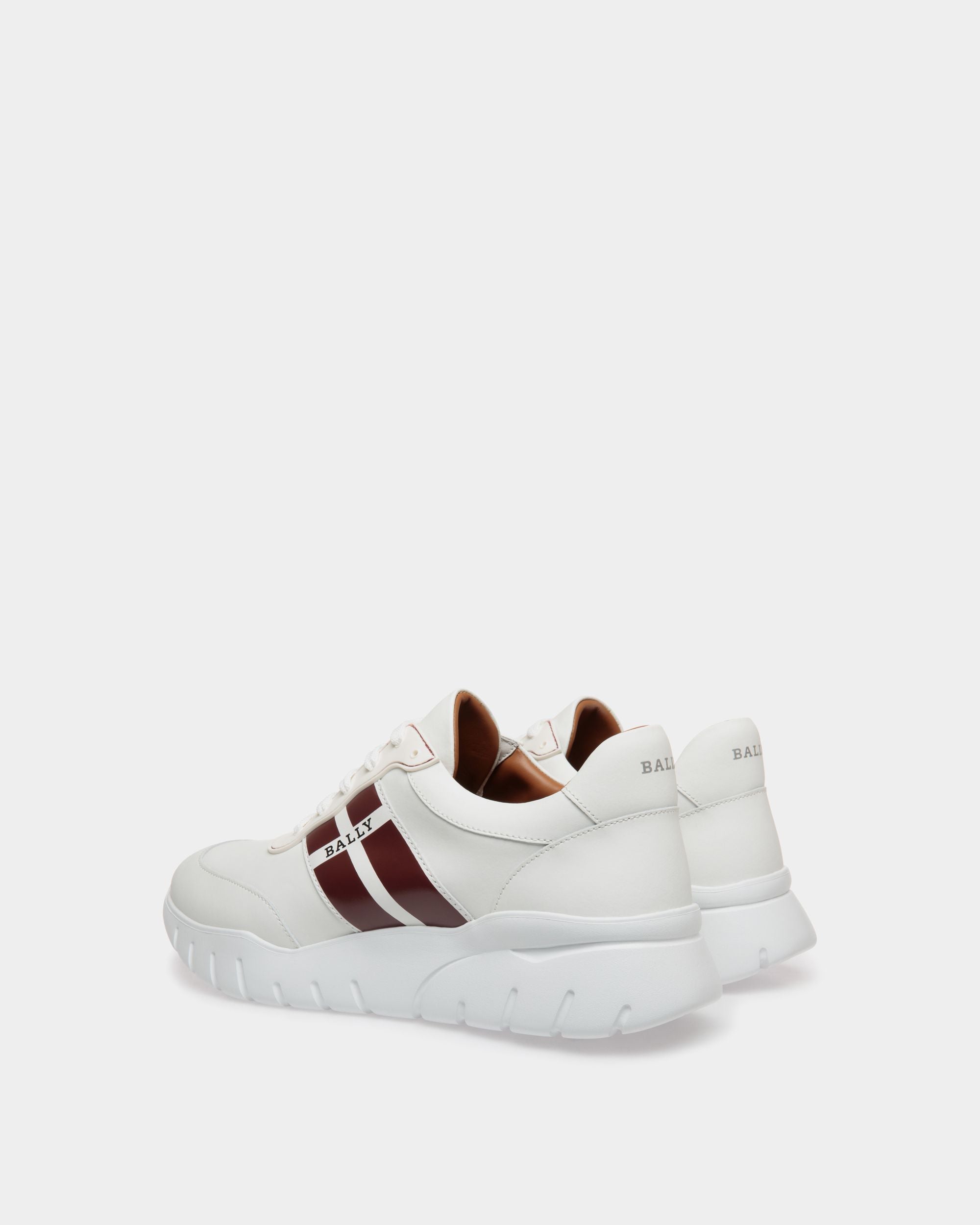 Sneaker In White  Leather - Herren - Bally - 03