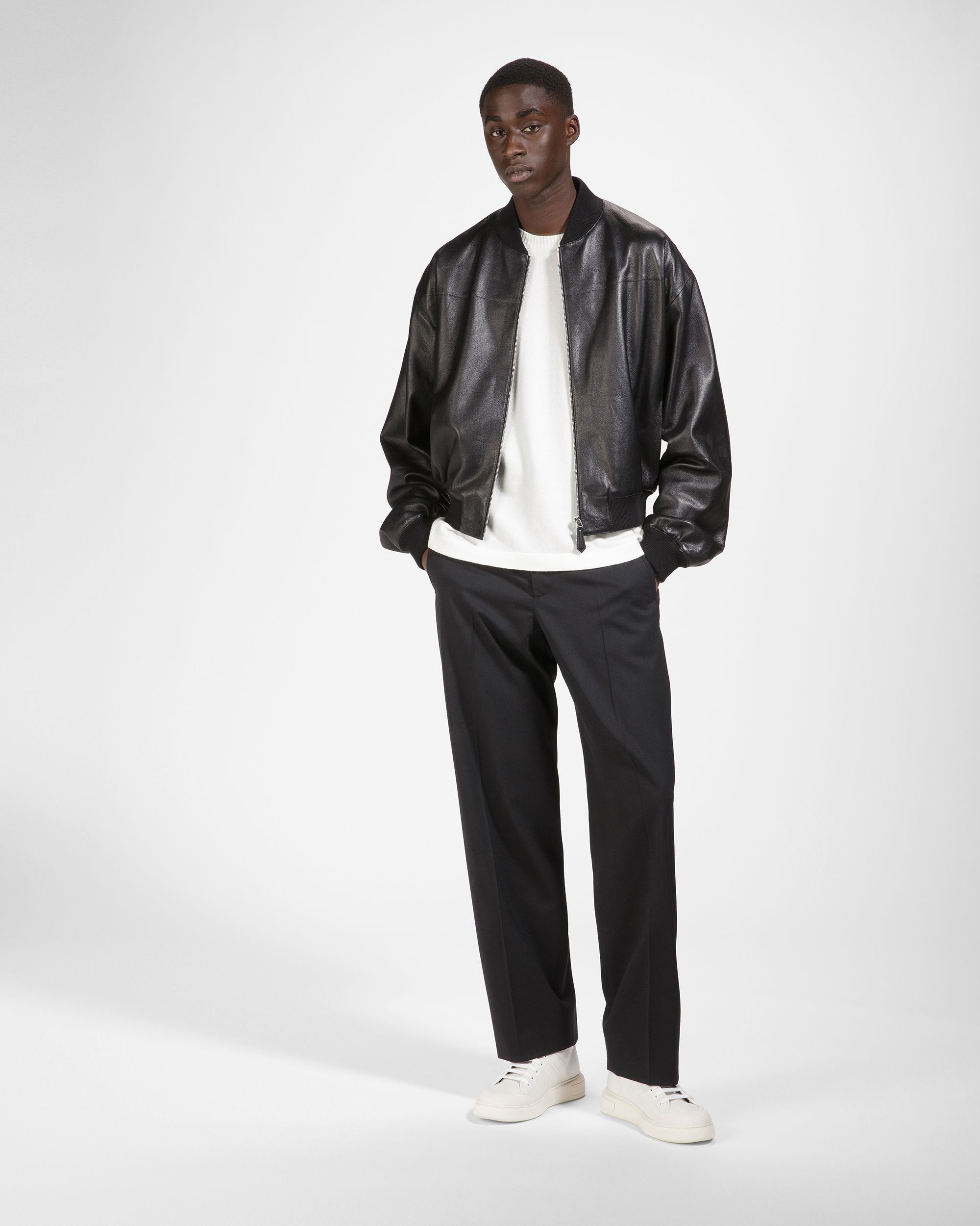 Maren Sneakers En Cuir Blanc - Homme - Bally - 03