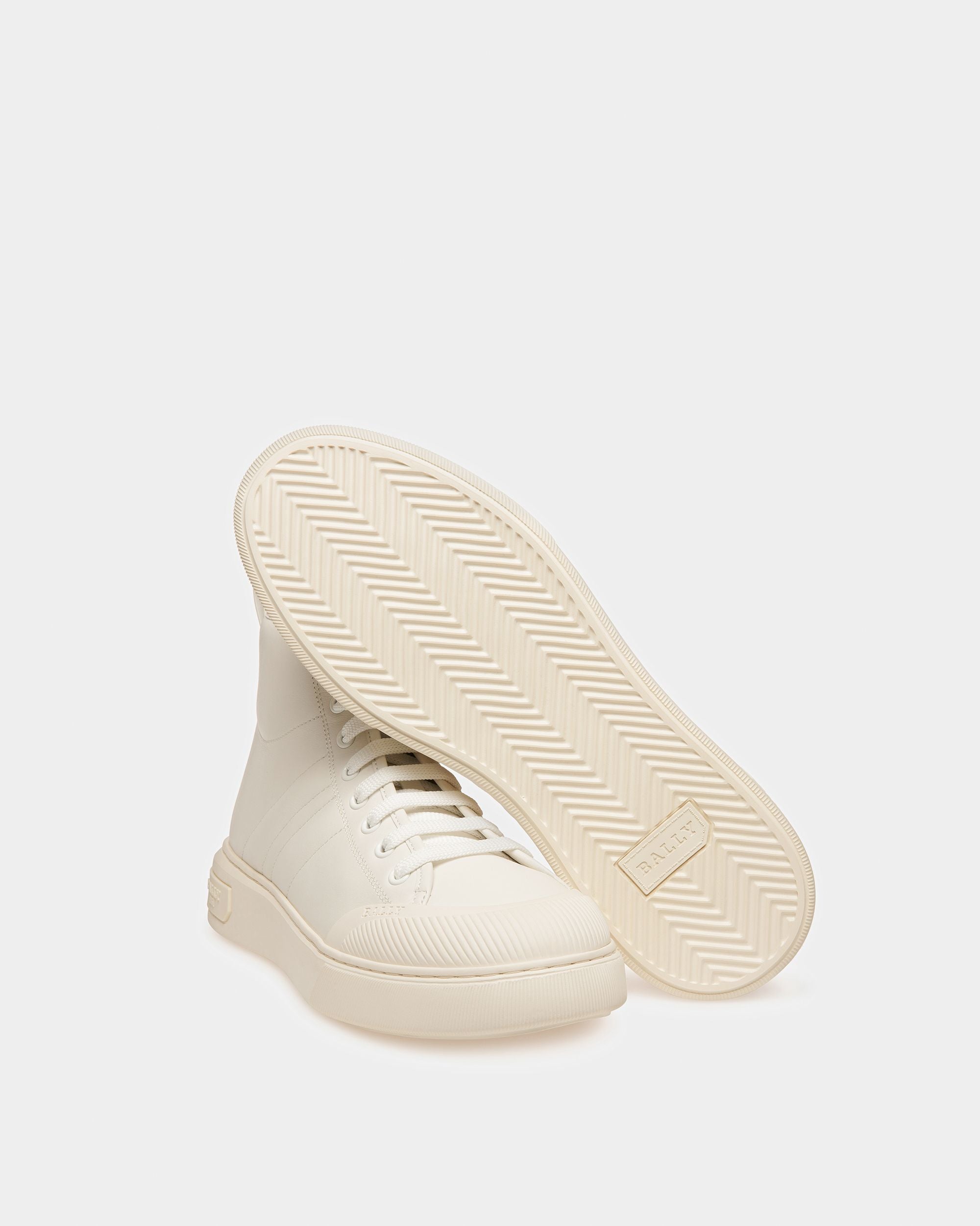 Maren Sneakers En Cuir Blanc - Homme - Bally - 05