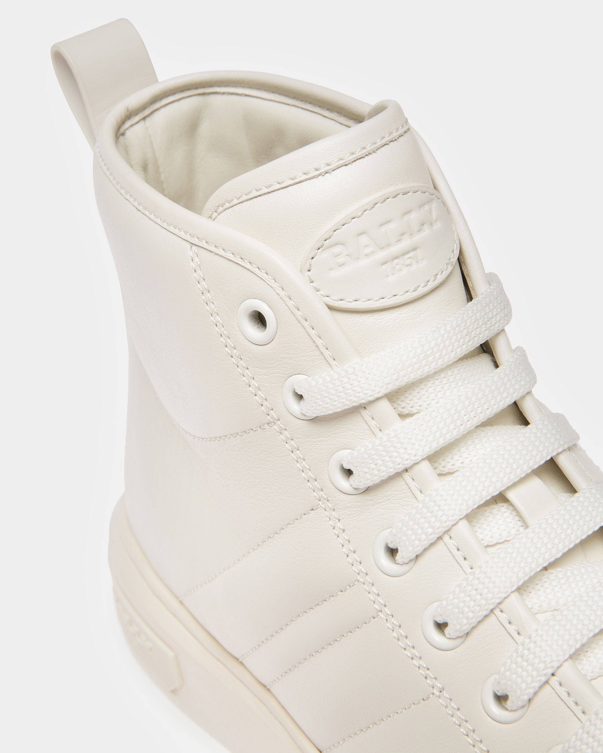 Maren Sneakers En Cuir Blanc - Homme - Bally - 06