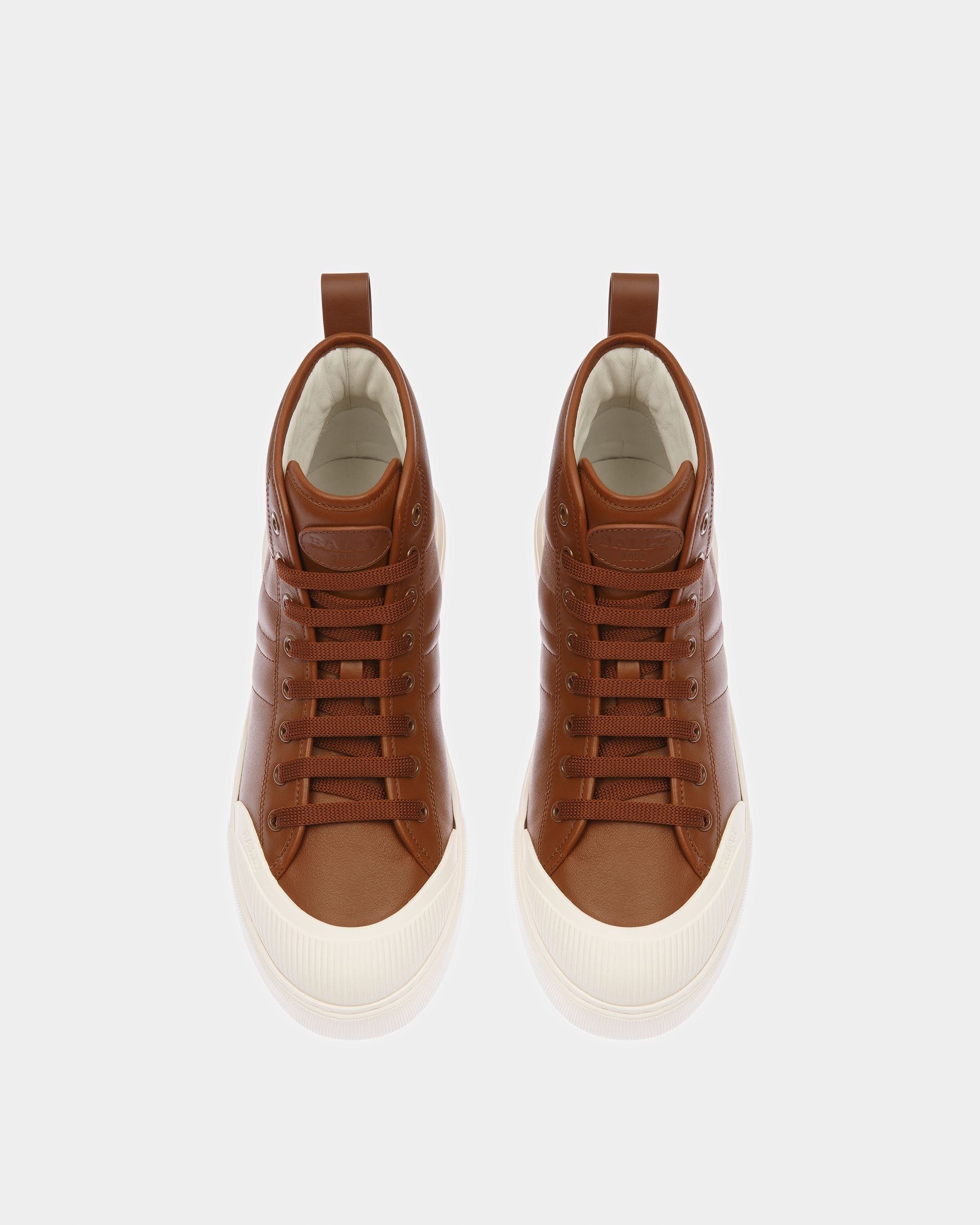 Maren Sneakers En Cuir Marron - Homme - Bally - 02