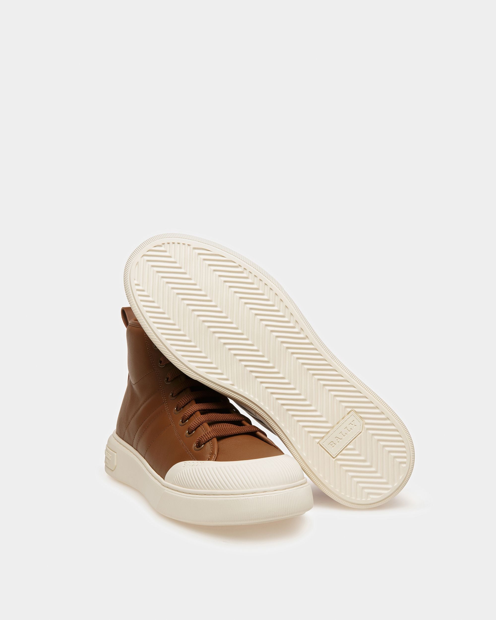 Maren Sneakers En Cuir Marron - Homme - Bally - 05