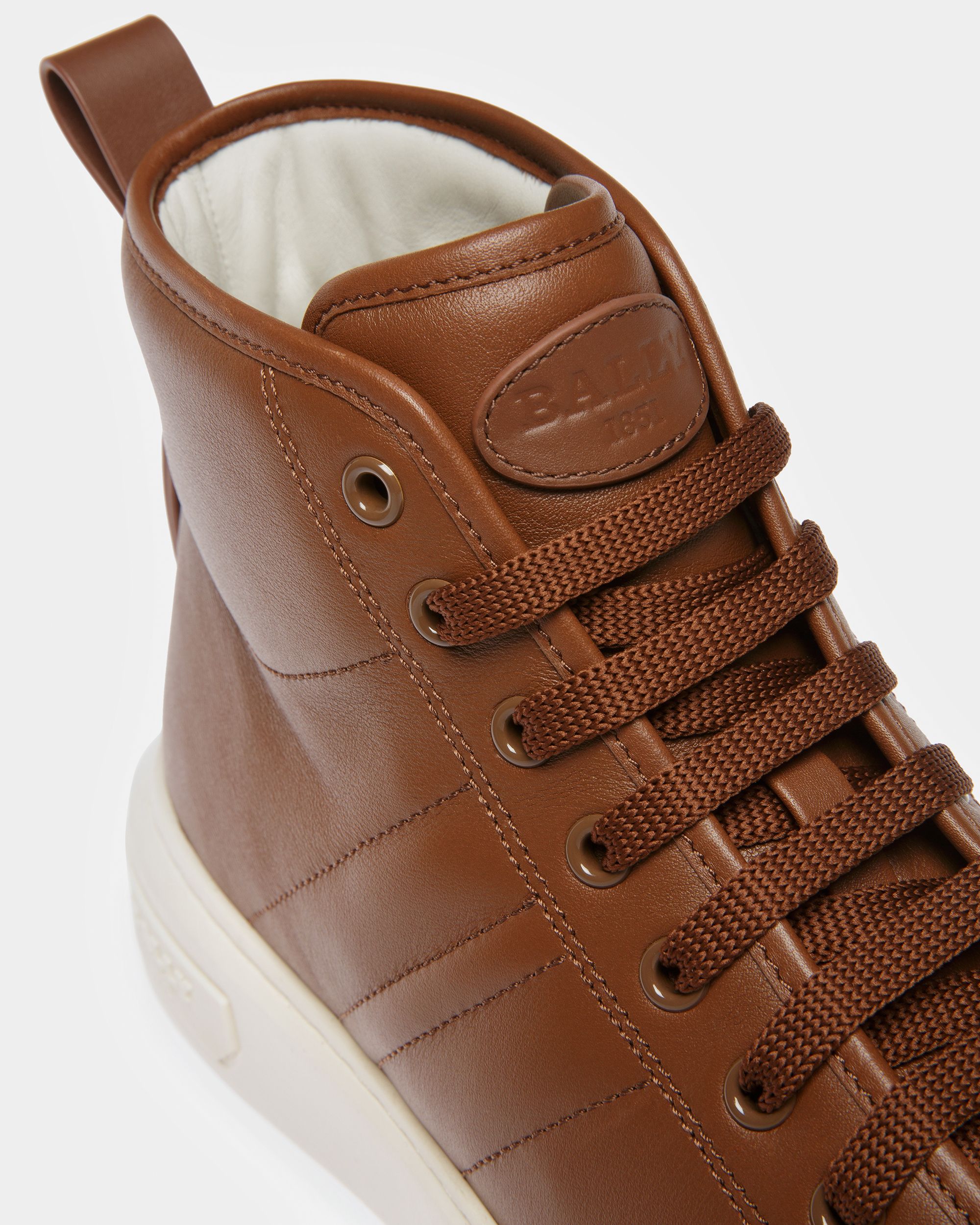 Maren Sneakers En Cuir Marron - Homme - Bally - 06