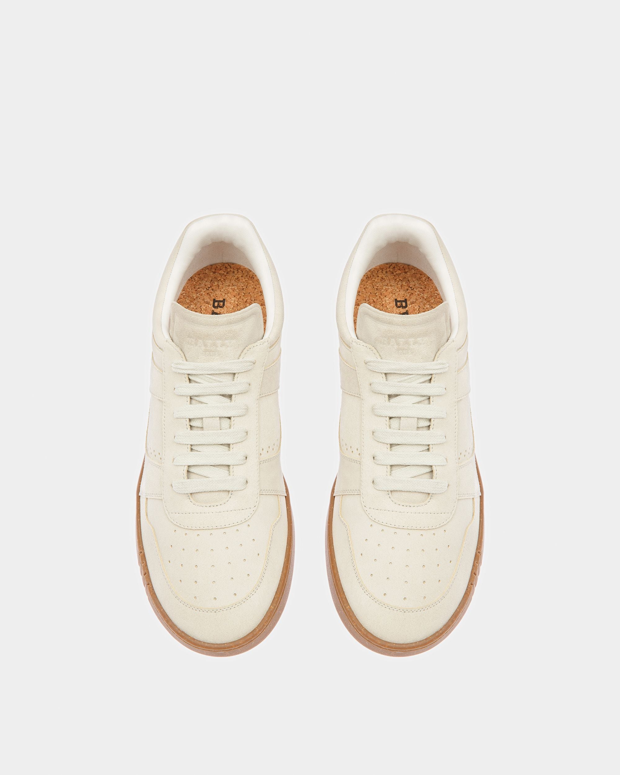Weky Sneakers En Cuir Blanc Poussière - Homme - Bally - 02