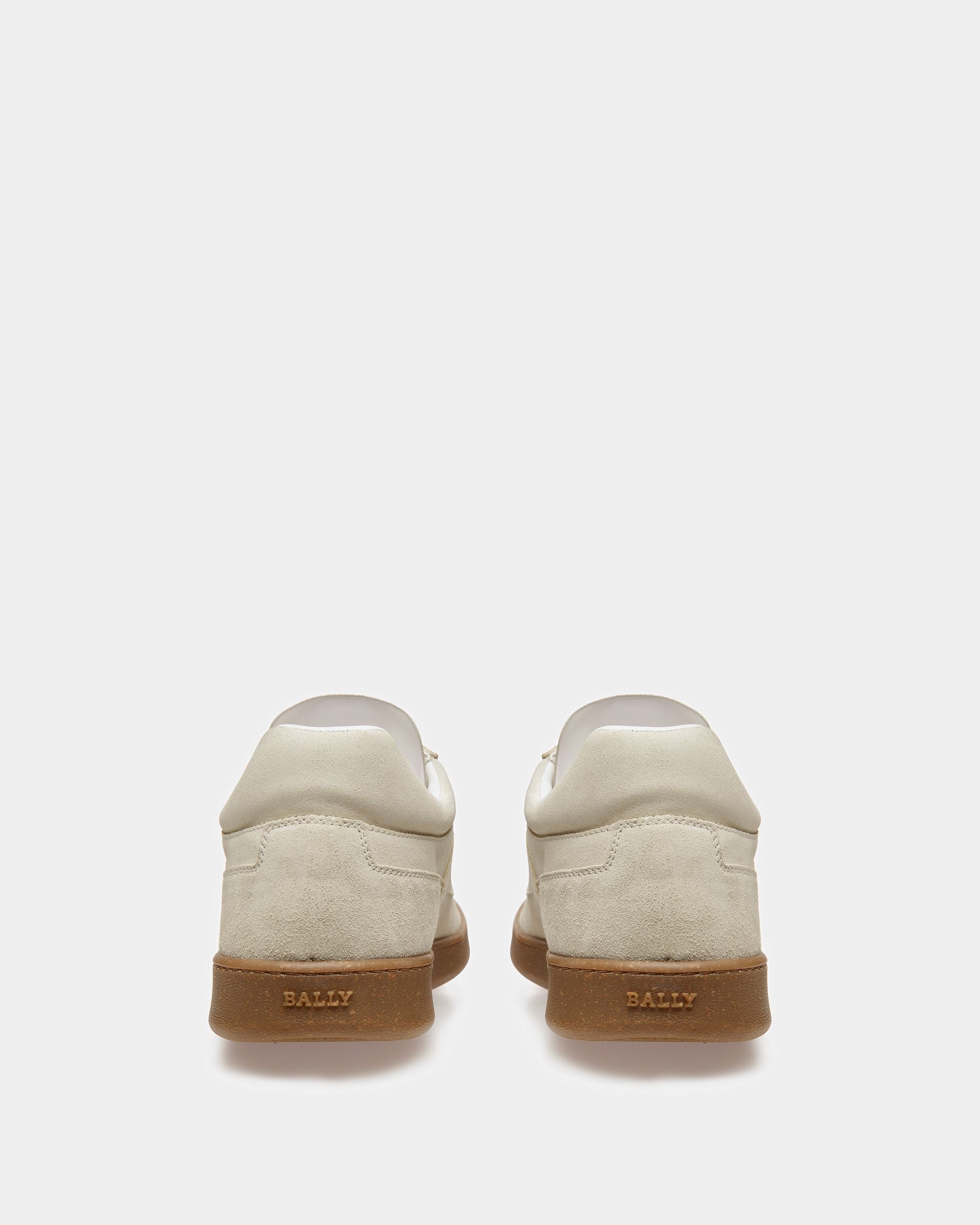 Weky Sneakers En Cuir Blanc Poussière - Homme - Bally - 04