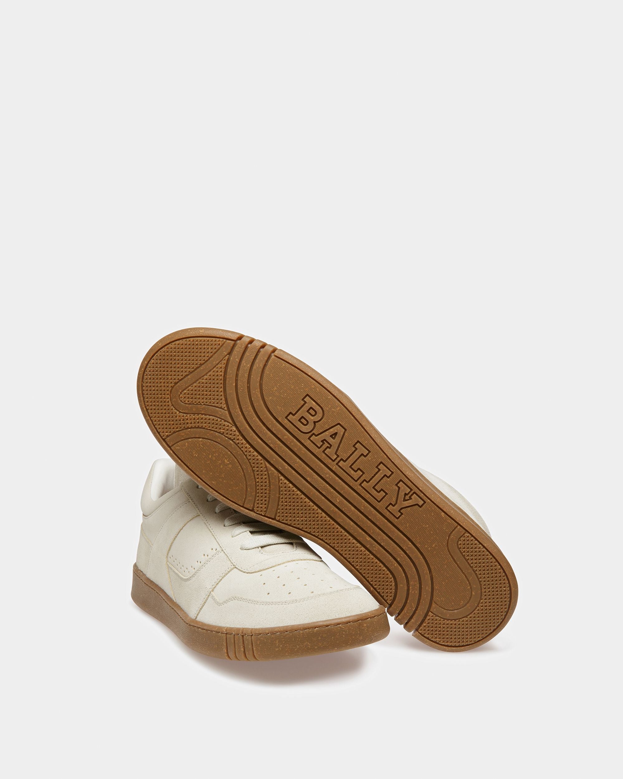 Weky Sneakers En Cuir Blanc Poussière - Homme - Bally - 05