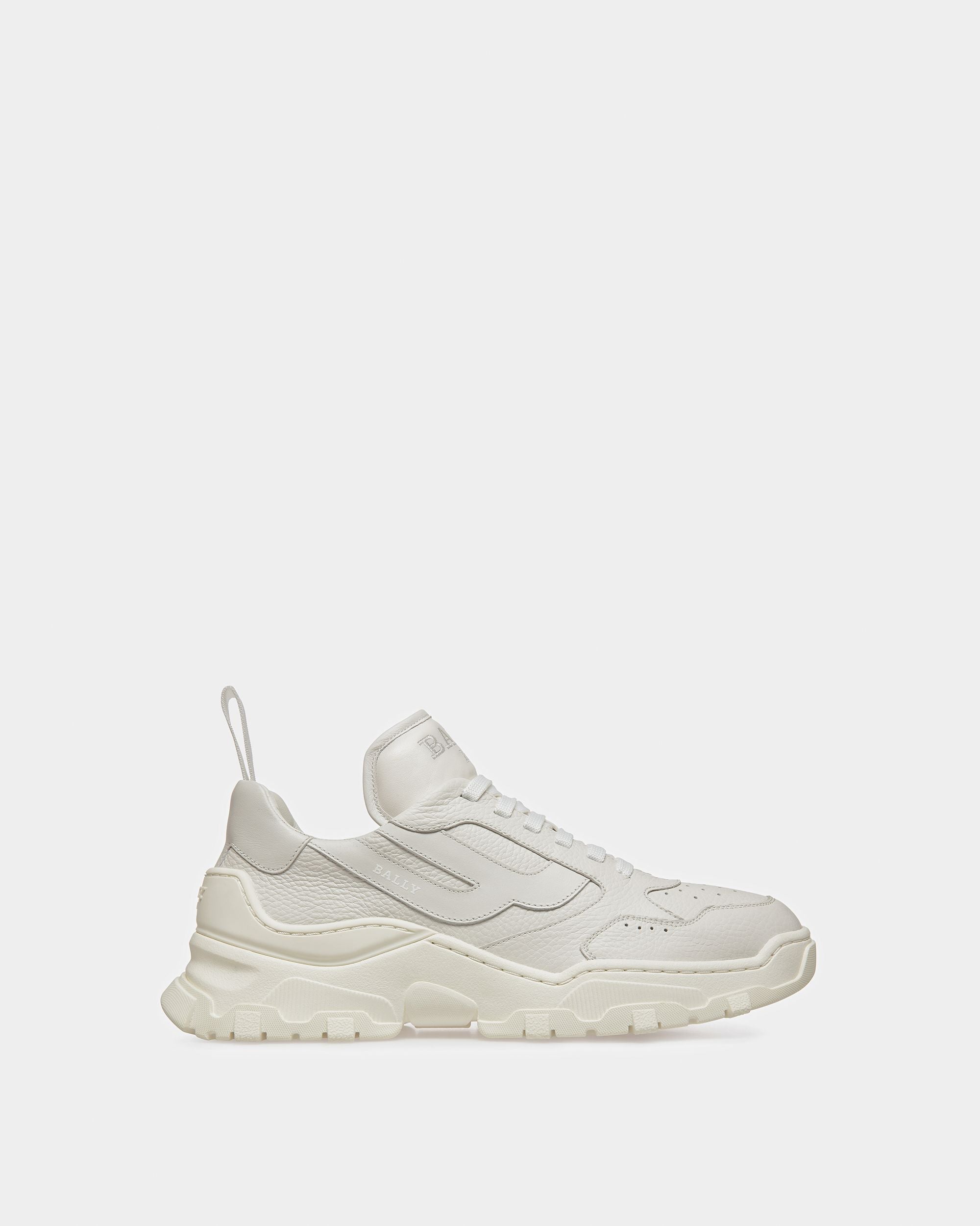 Holden Leather Sneakers In White - Homme - Bally - 01