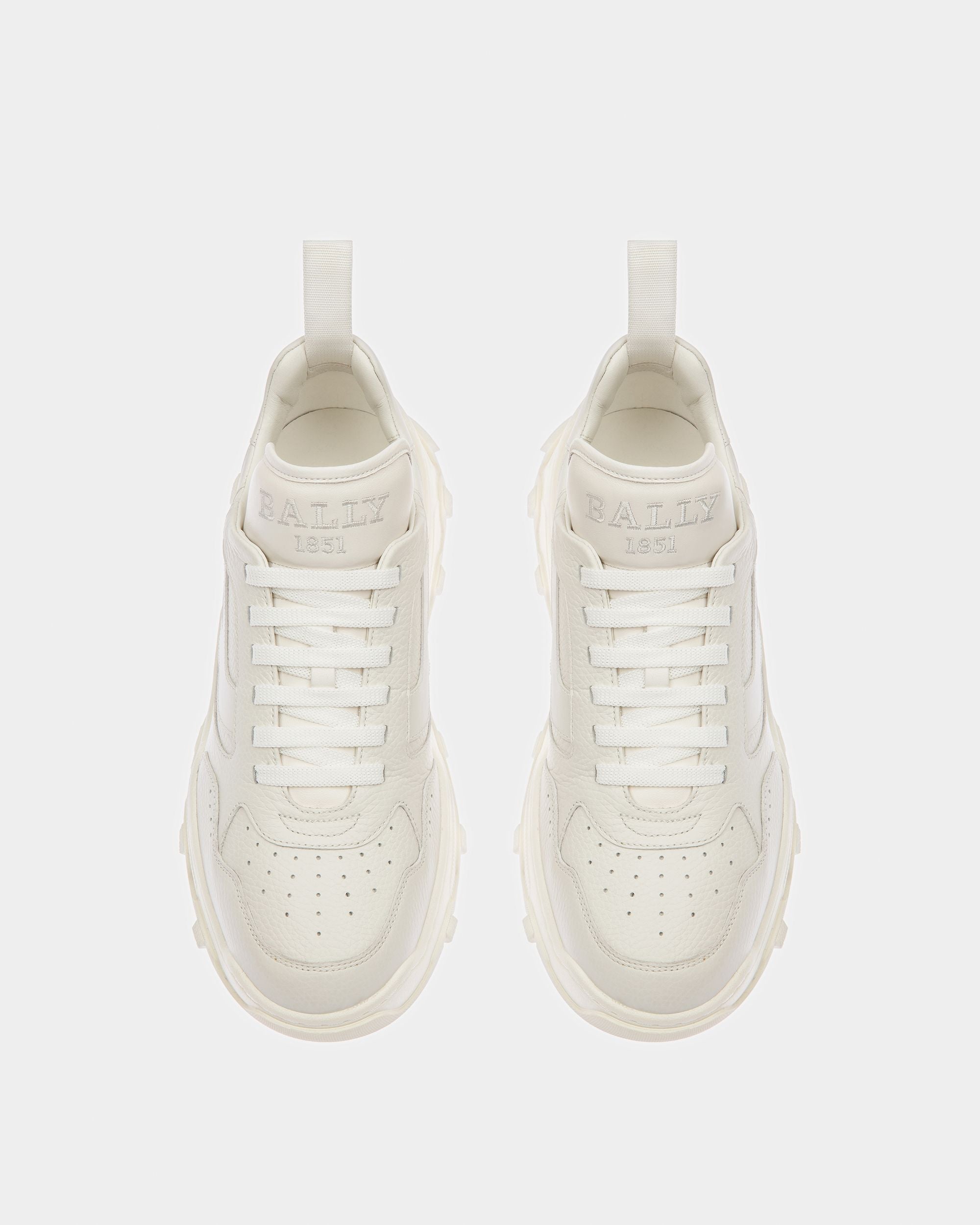 Holden Sneakers En Cuir Blanc - Homme - Bally - 02