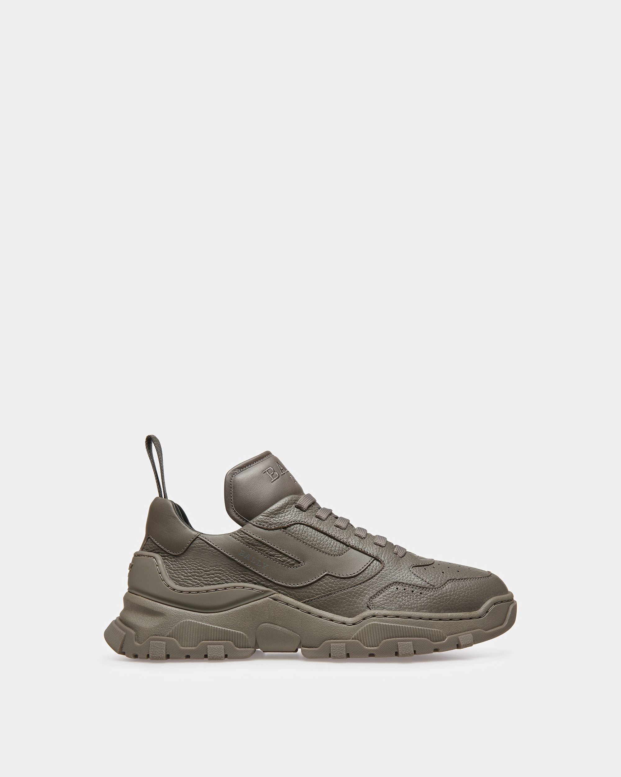 Holden Sneakers Aus Leder In Dark Mineral - Herren - Bally - 01