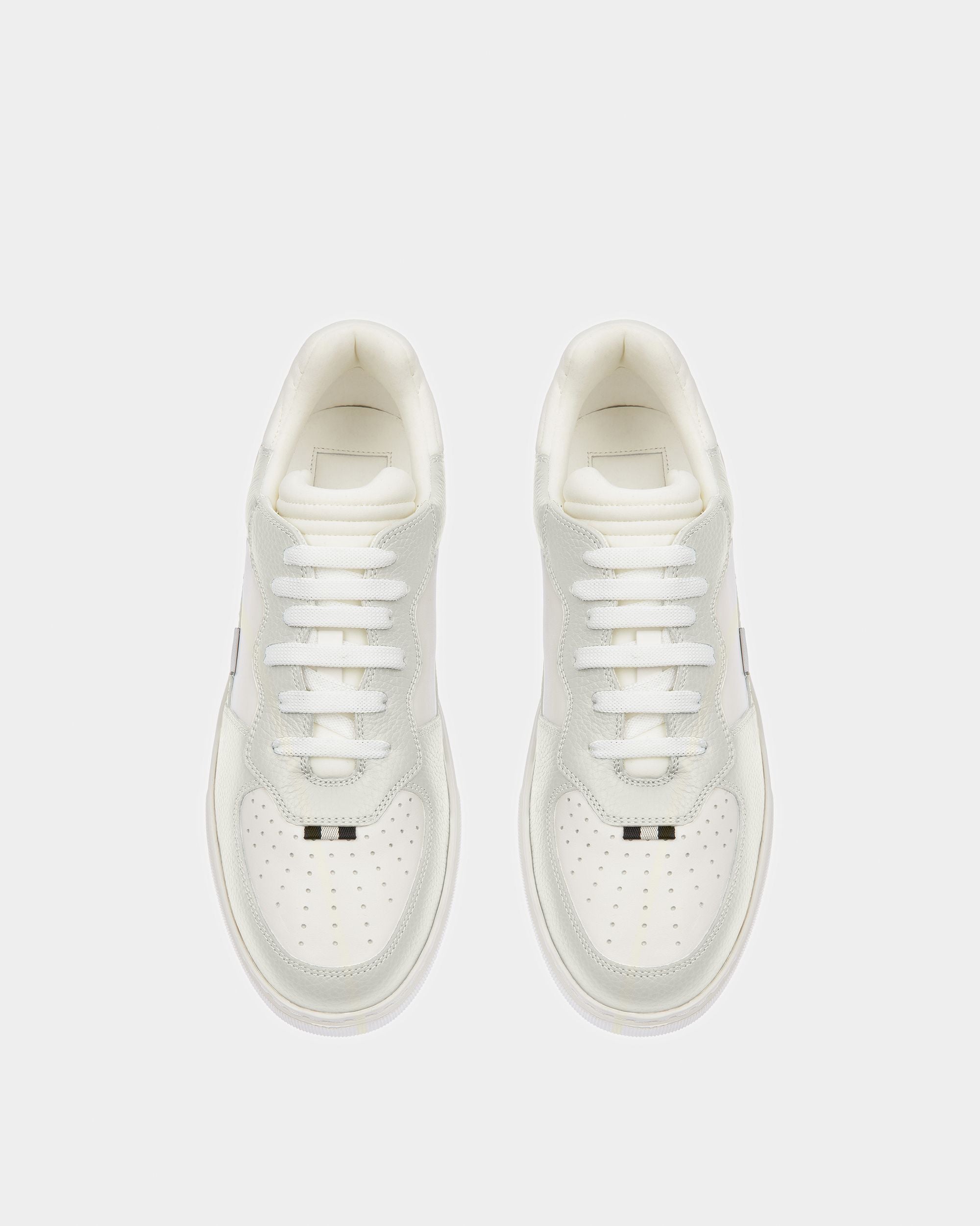 Mark Sneakers Blanches En Cuir Et Tissu - Homme - Bally - 02