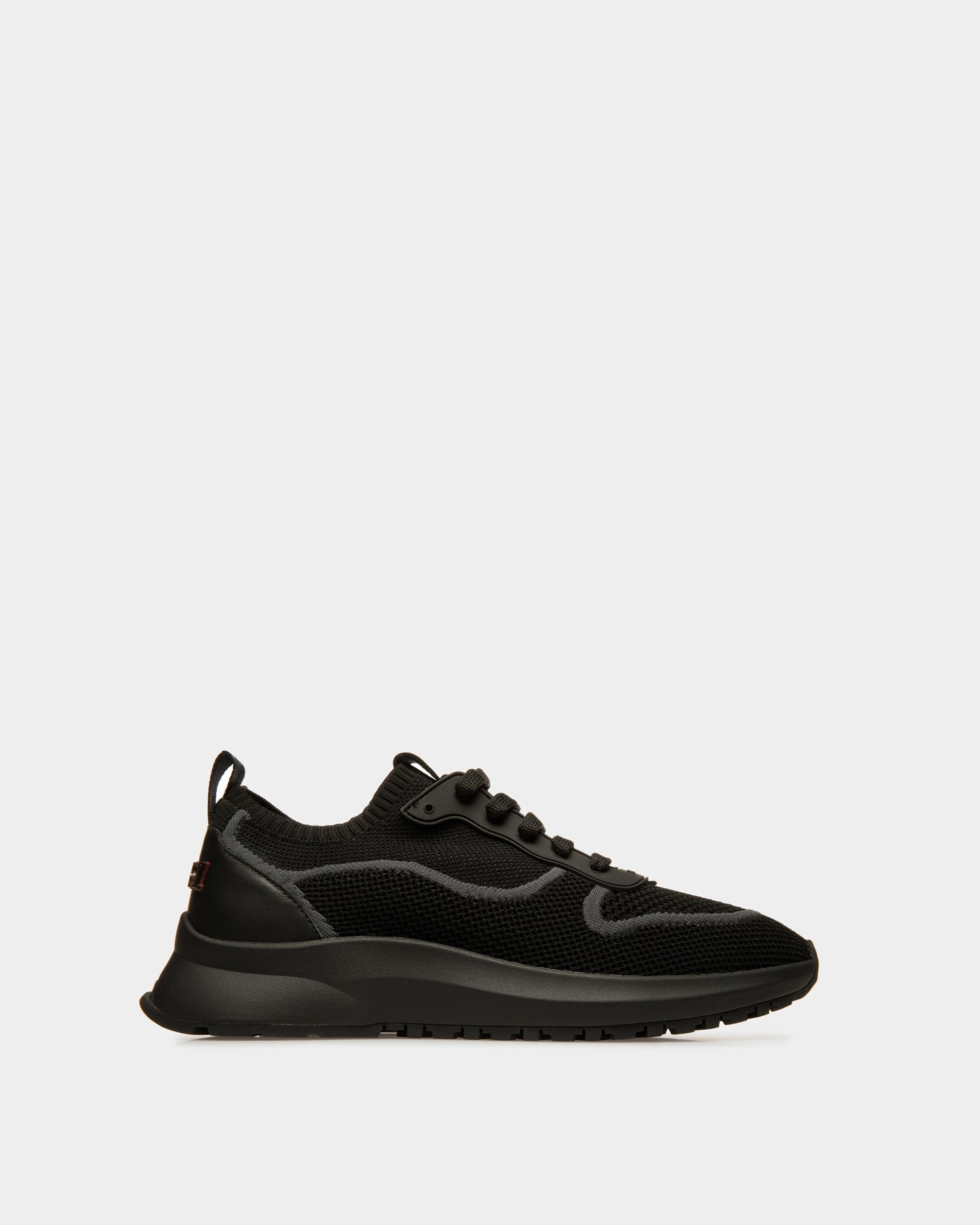 Davyn Sneaker Aus Mesh Und Leder In Schwarz - Herren - Bally - 01
