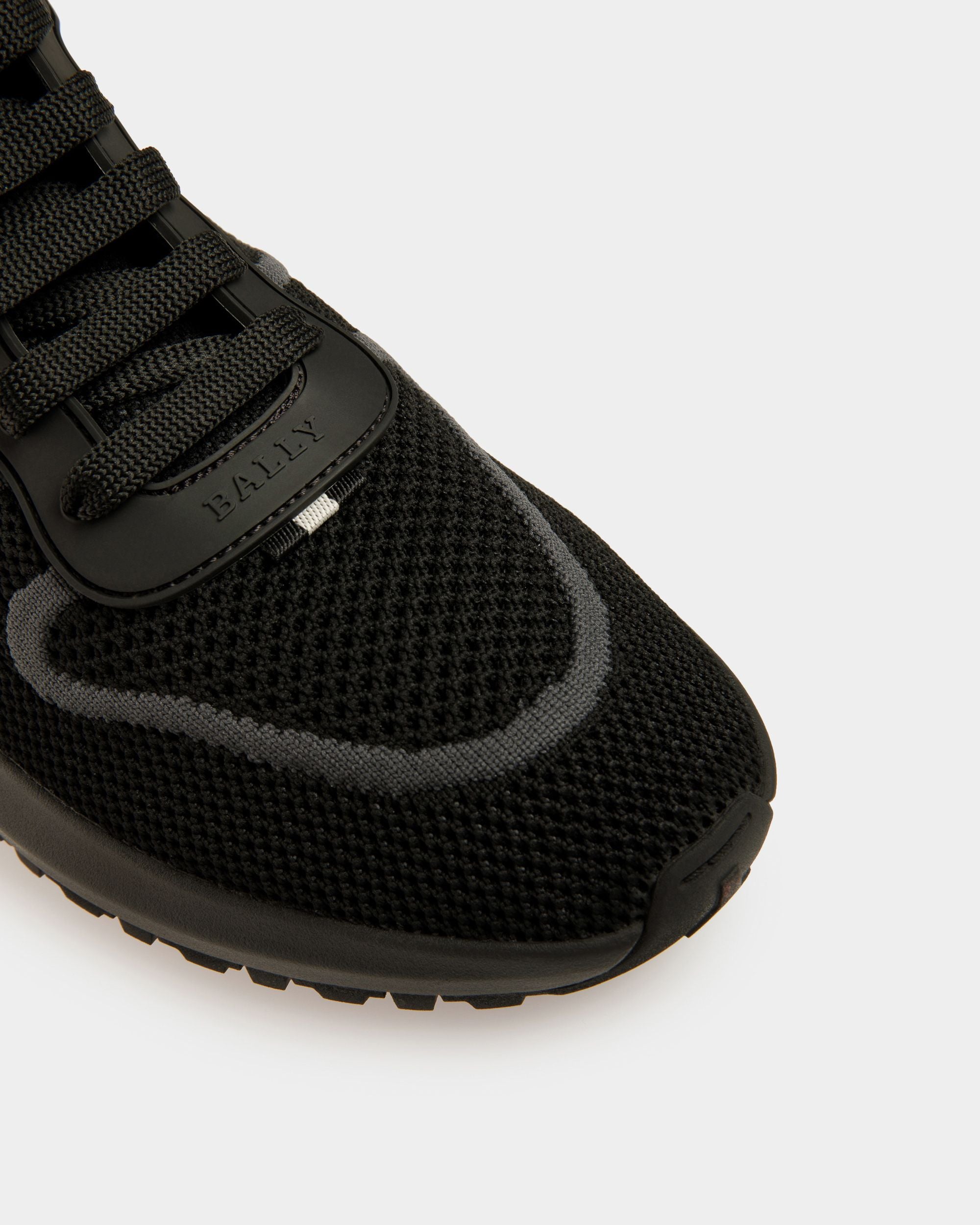 Davyn Sneaker Aus Mesh Und Leder In Schwarz - Herren - Bally - 05
