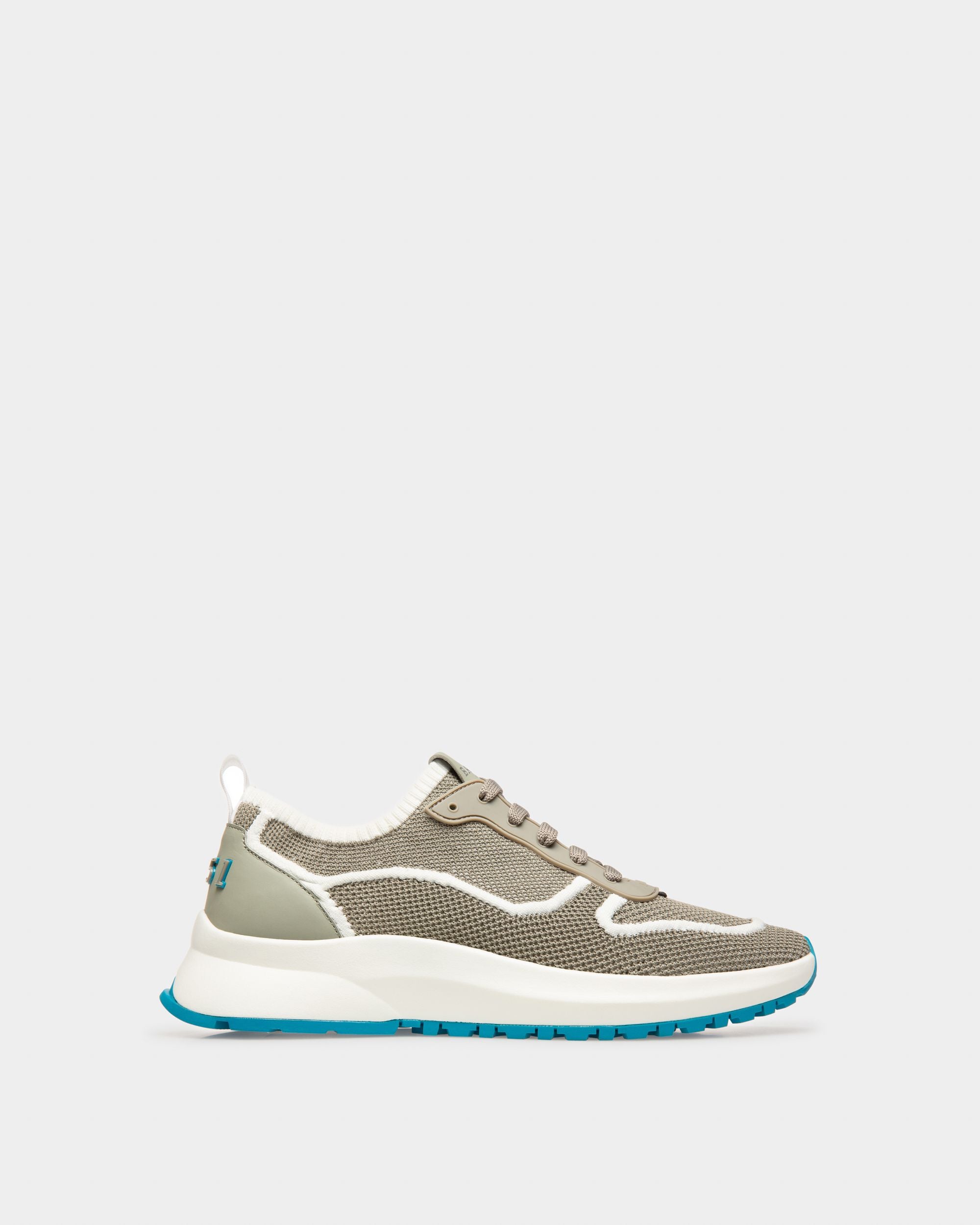 Davyn Sneaker Aus Grauem Und Weissem Netzstoff Und Leder - Herren - Bally - 01
