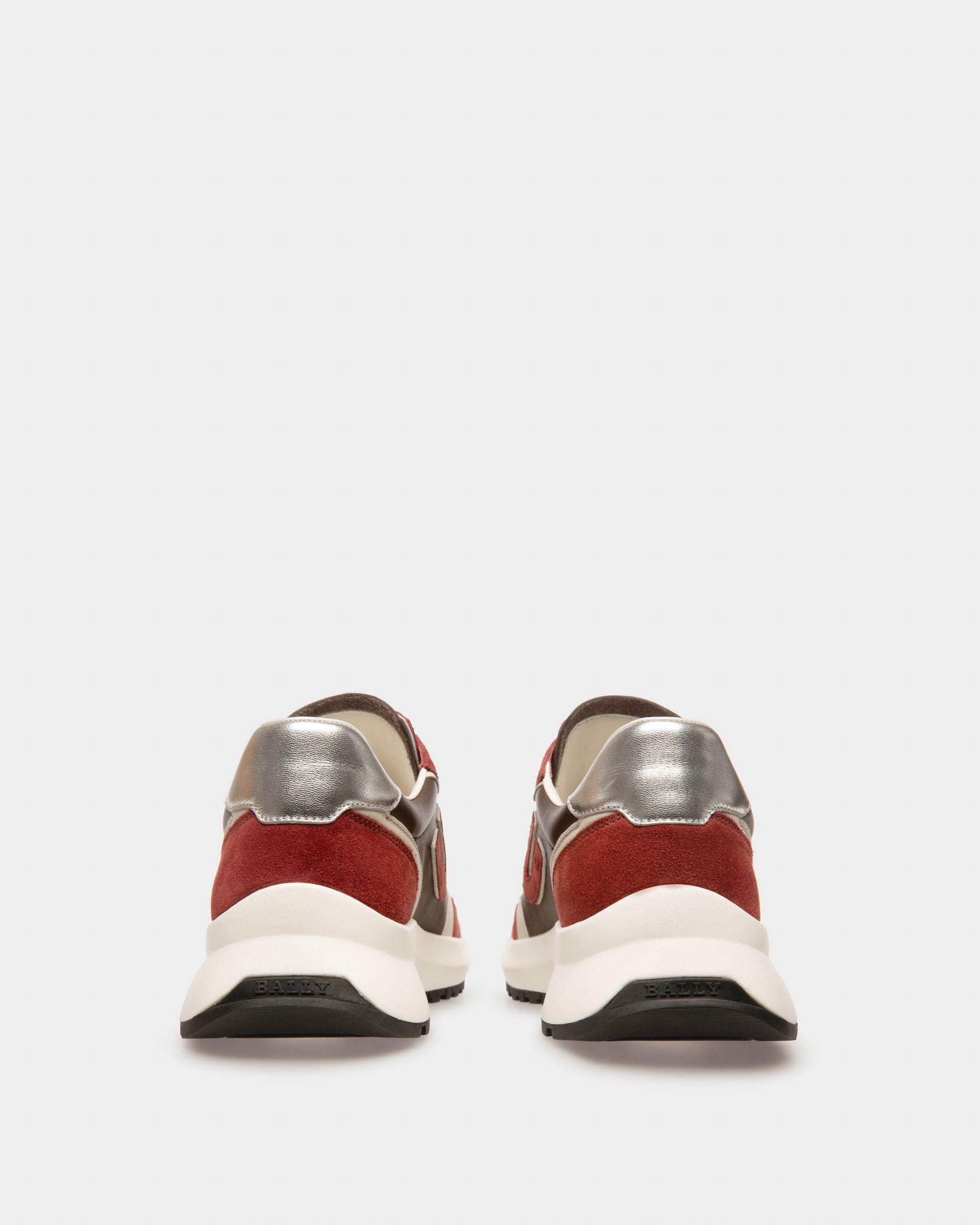 Demmy Leder-Sneaker In Heritage-Rot Und Braun - Herren - Bally - 03