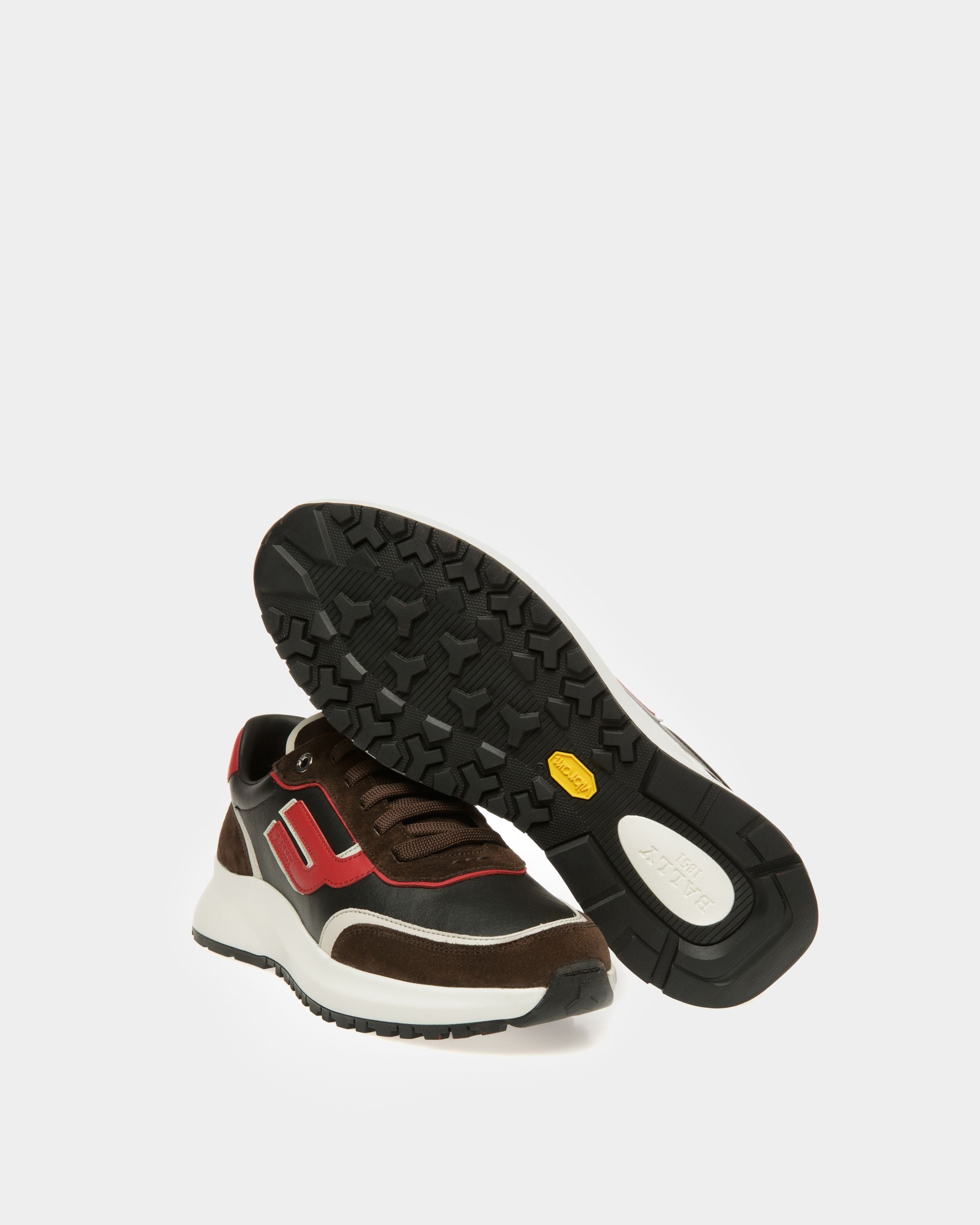 Demmy Leder-Sneaker In Ebenholzbraun - Herren - Bally - 03