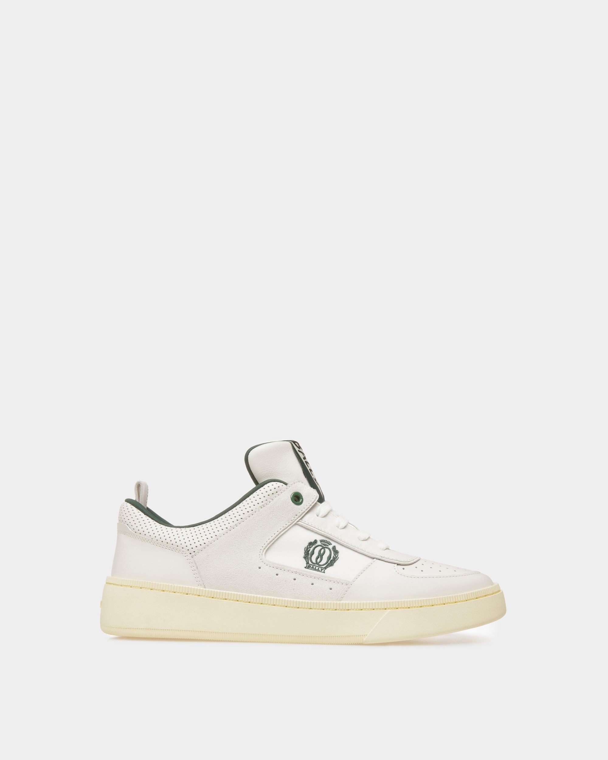 Raise Sneakers In White Leather - Men's - Bally - 01