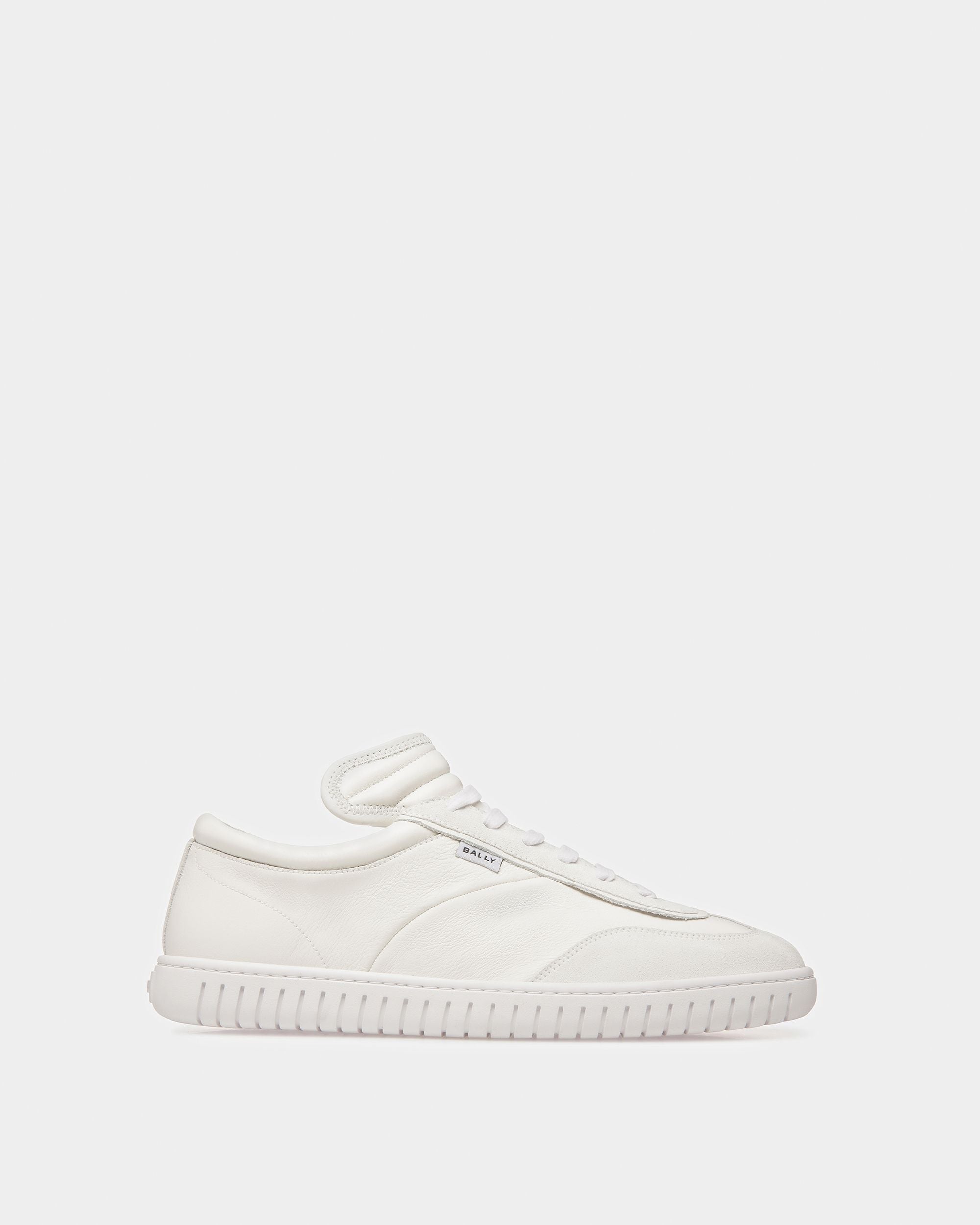Sneakers Player En Cuir Blanc - Homme - Bally - 01