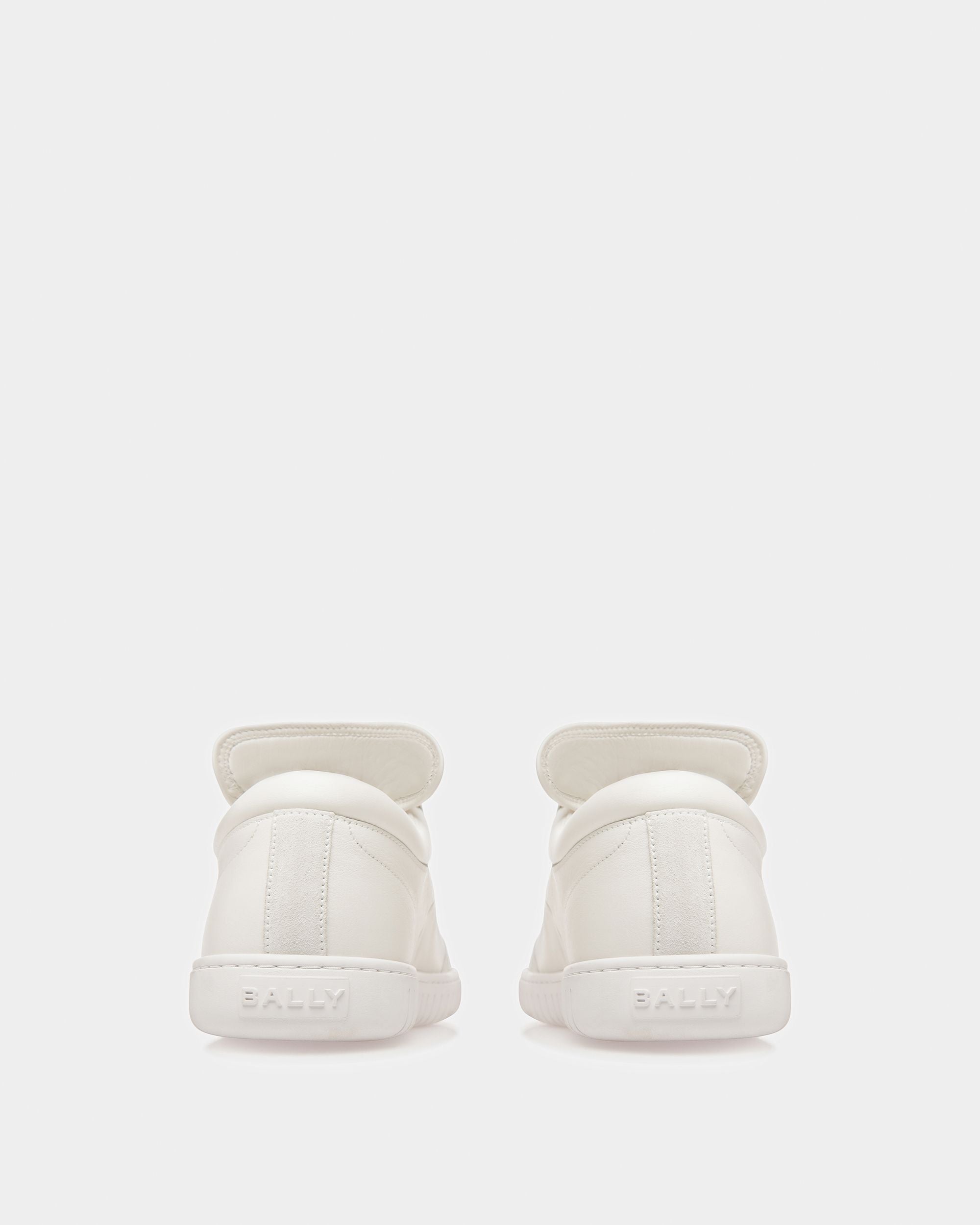 Sneakers Player En Cuir Blanc - Homme - Bally - 04