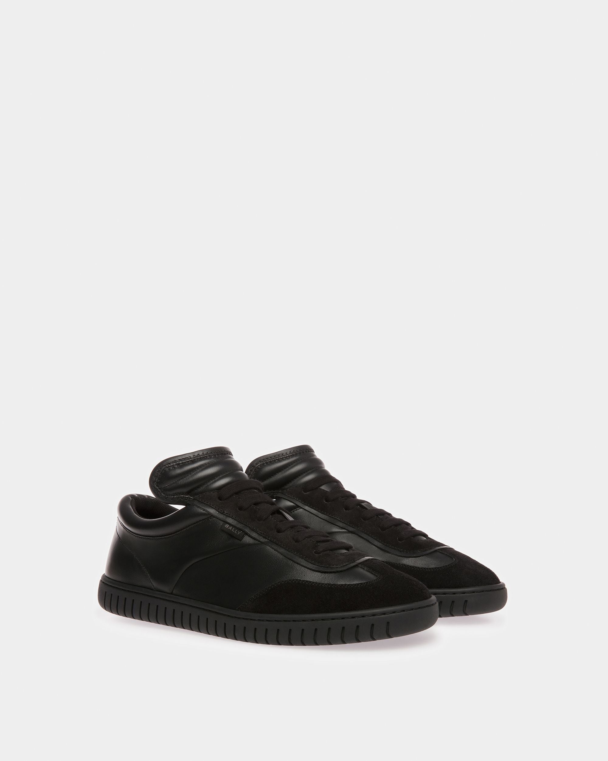 Sneaker Player In Pelle Nera - Uomo - Bally - 02