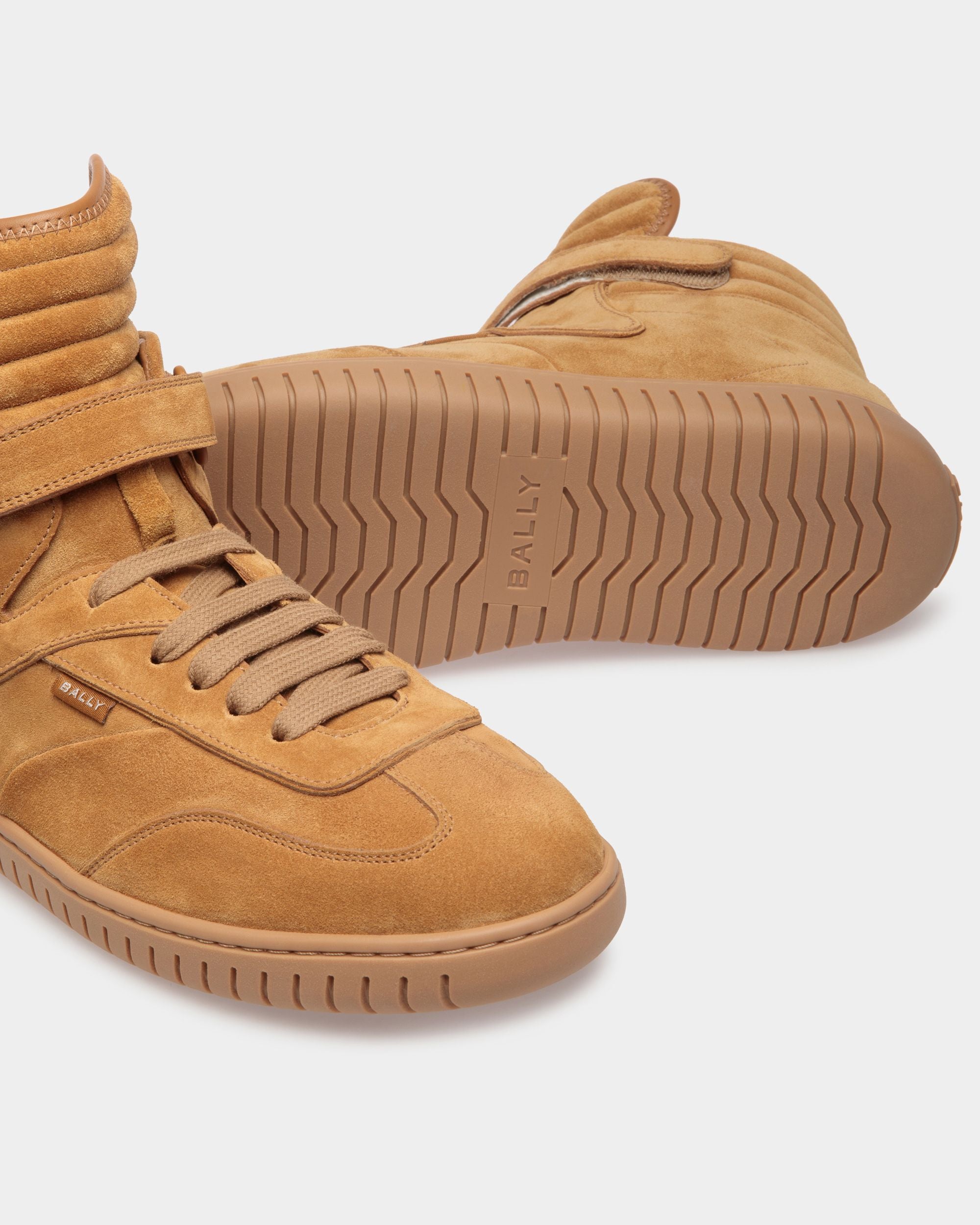 Player Sneaker Aus Leder In Desert Und Bernstein - Herren - Bally - 04