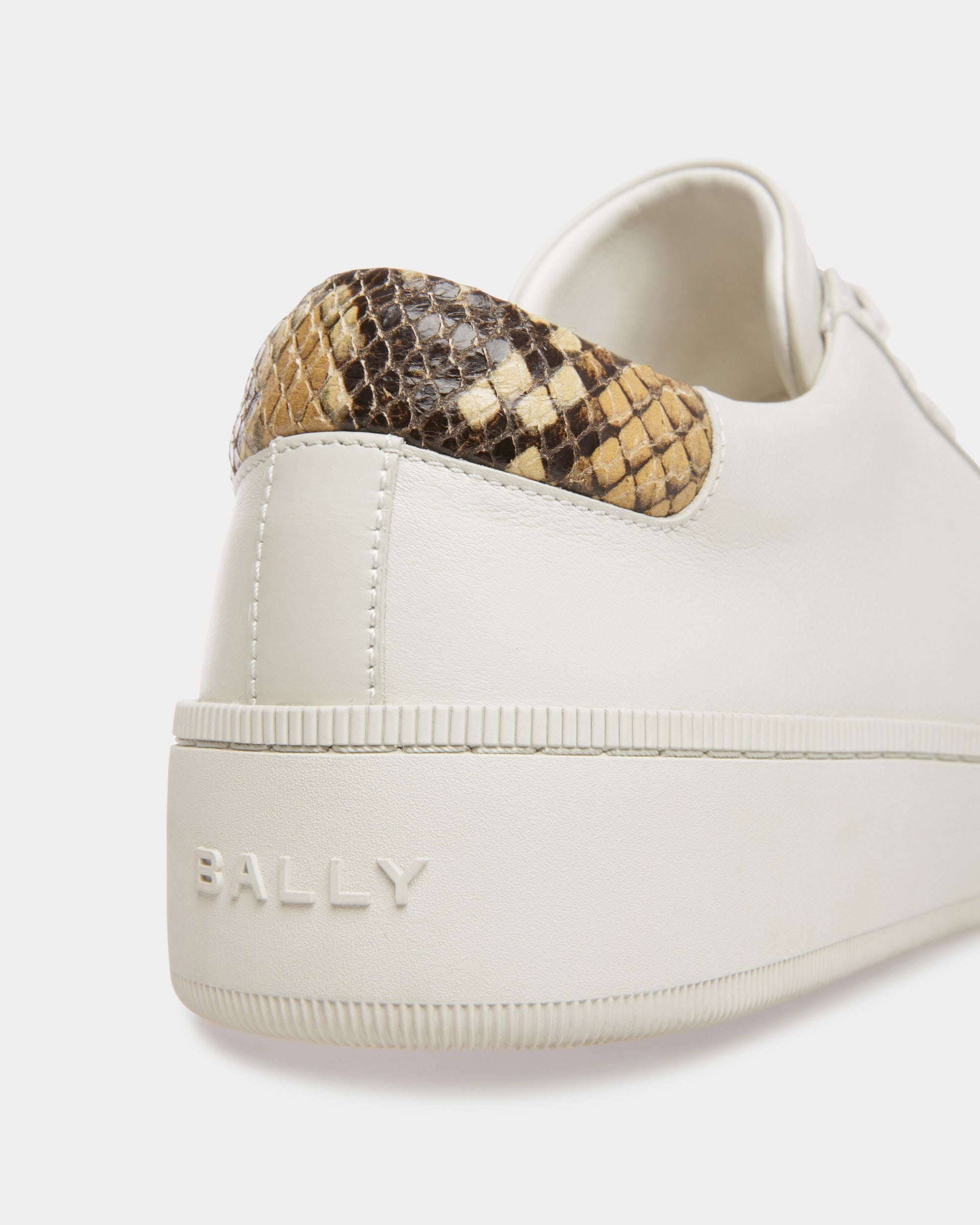Sneaker Raise In Pelle Bianco Cipria - Uomo - Bally - 06
