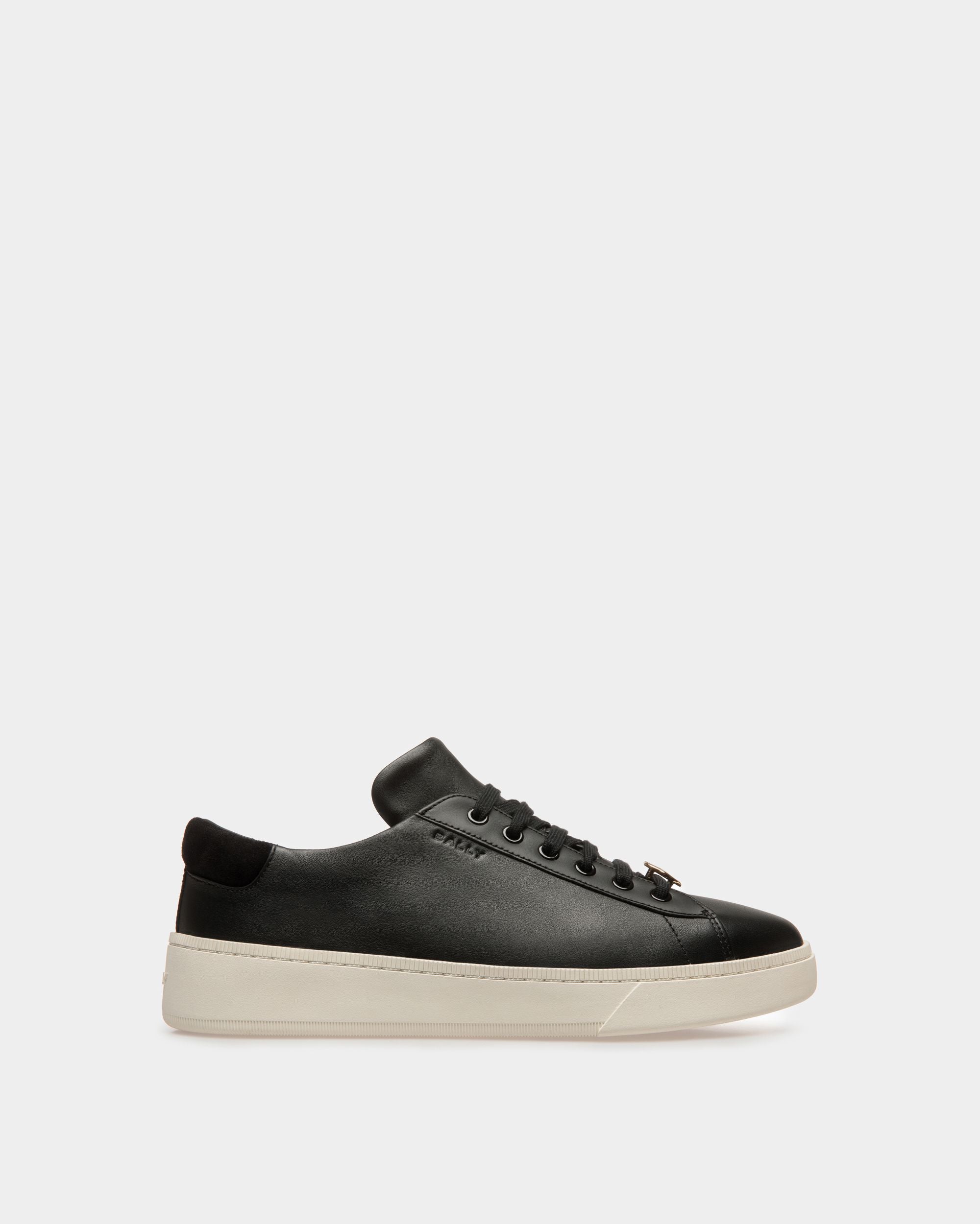 Sneaker Raise In Pelle Bianca E Nera - Uomo - Bally - 01