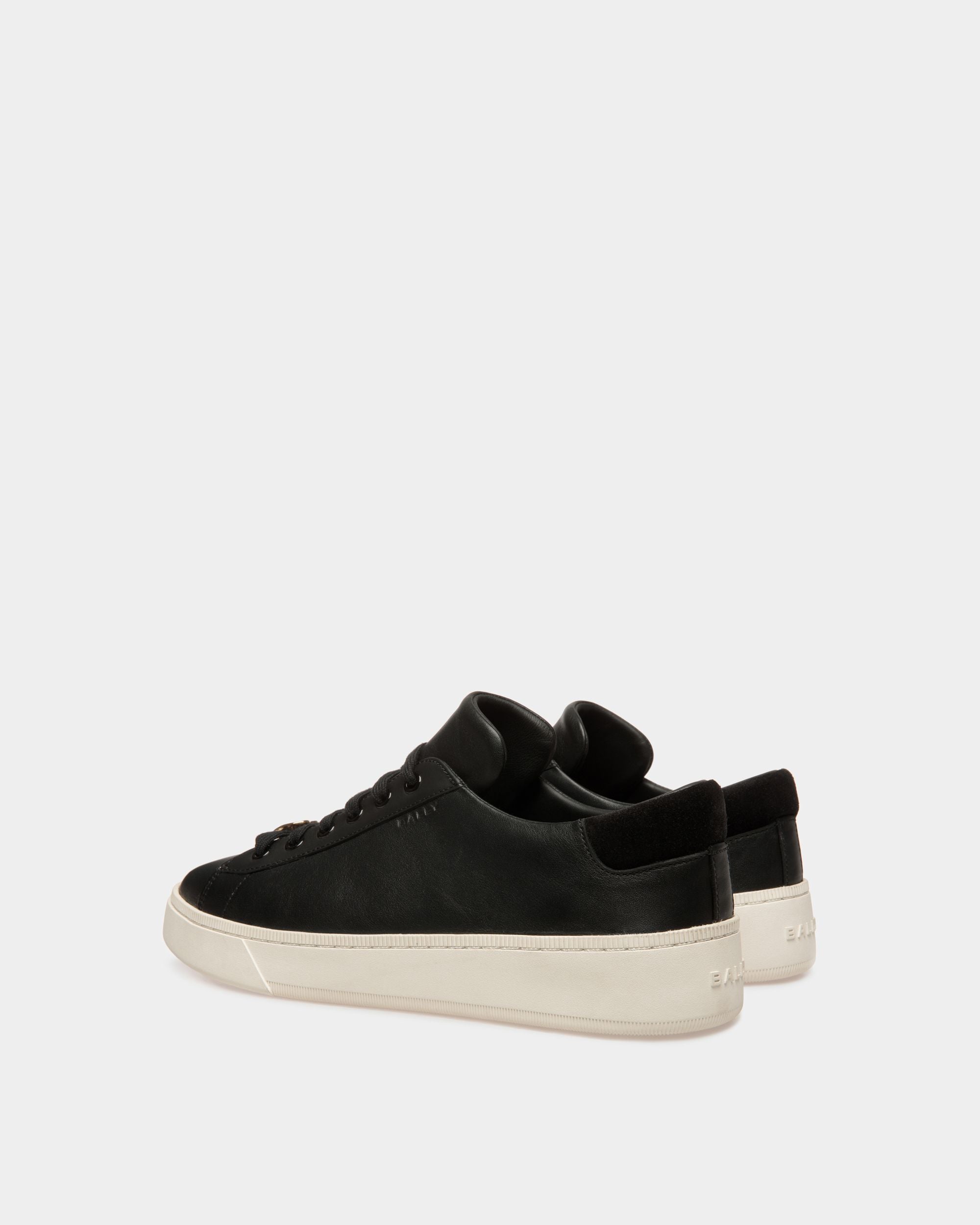 Sneaker Raise In Pelle Bianca E Nera - Uomo - Bally - 03