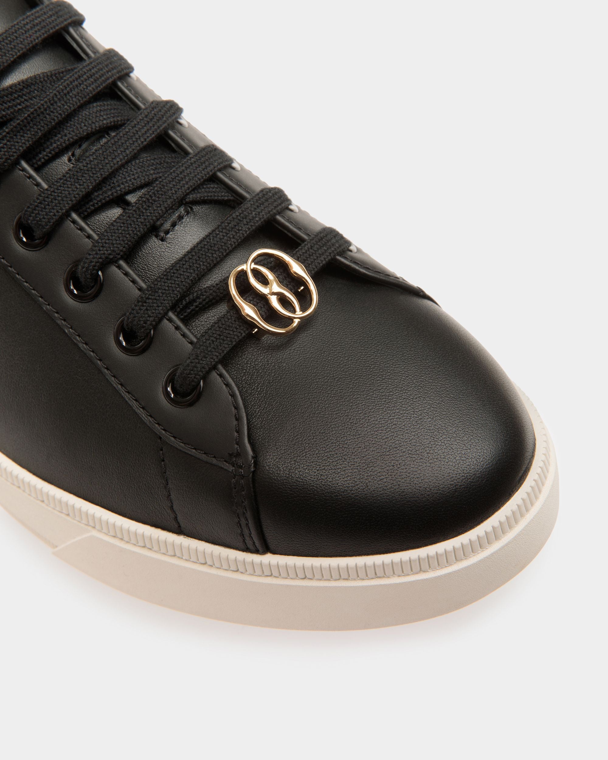 Sneaker Raise In Pelle Bianca E Nera - Uomo - Bally - 05