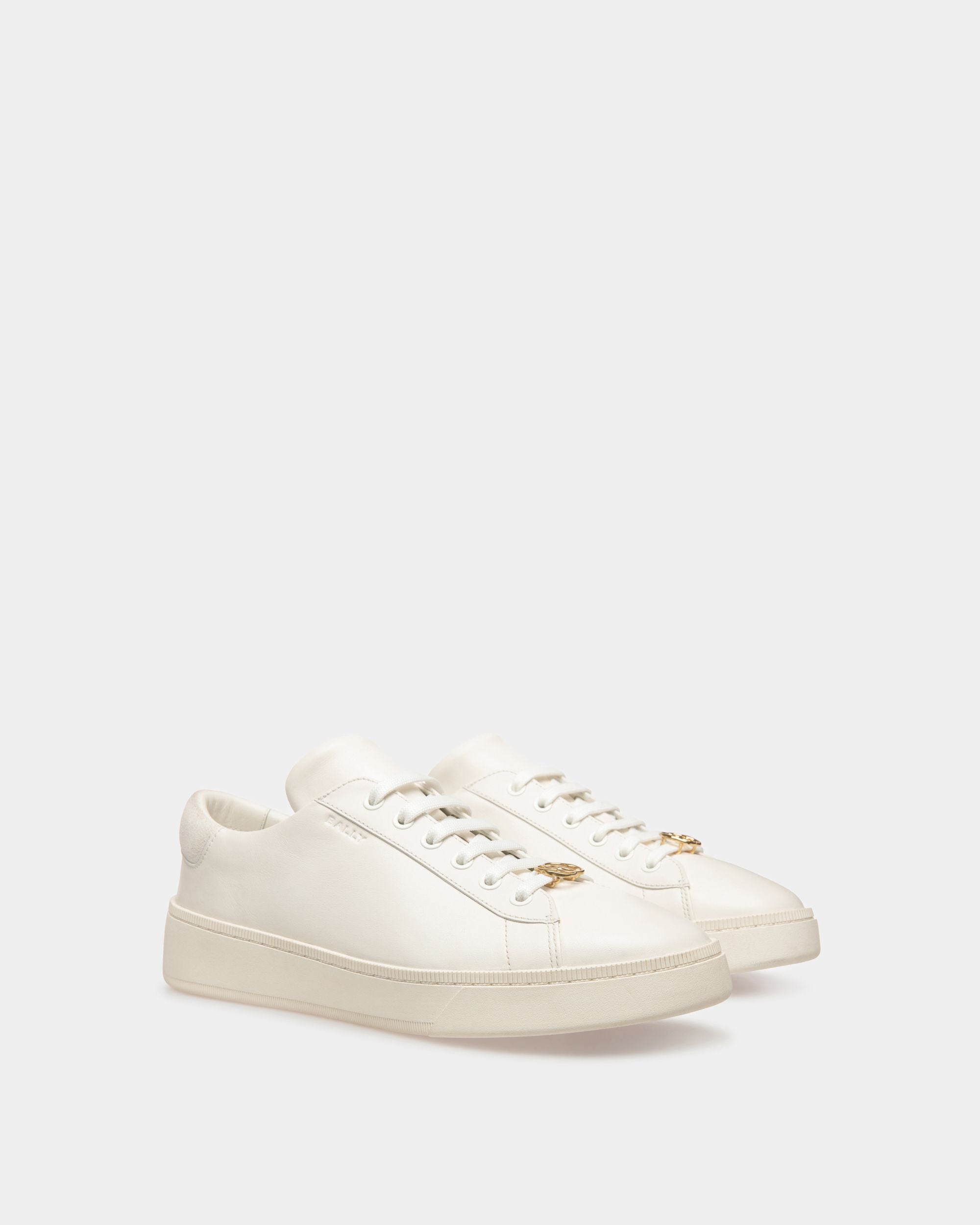 Raise Sneaker Aus weißem Leder - Men's - Bally - 03