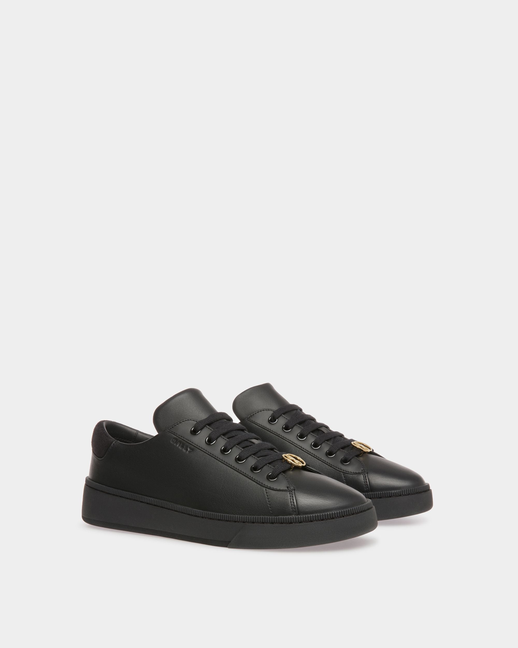 Raise Sneakers In Black Leather - Men's - Bally - 03