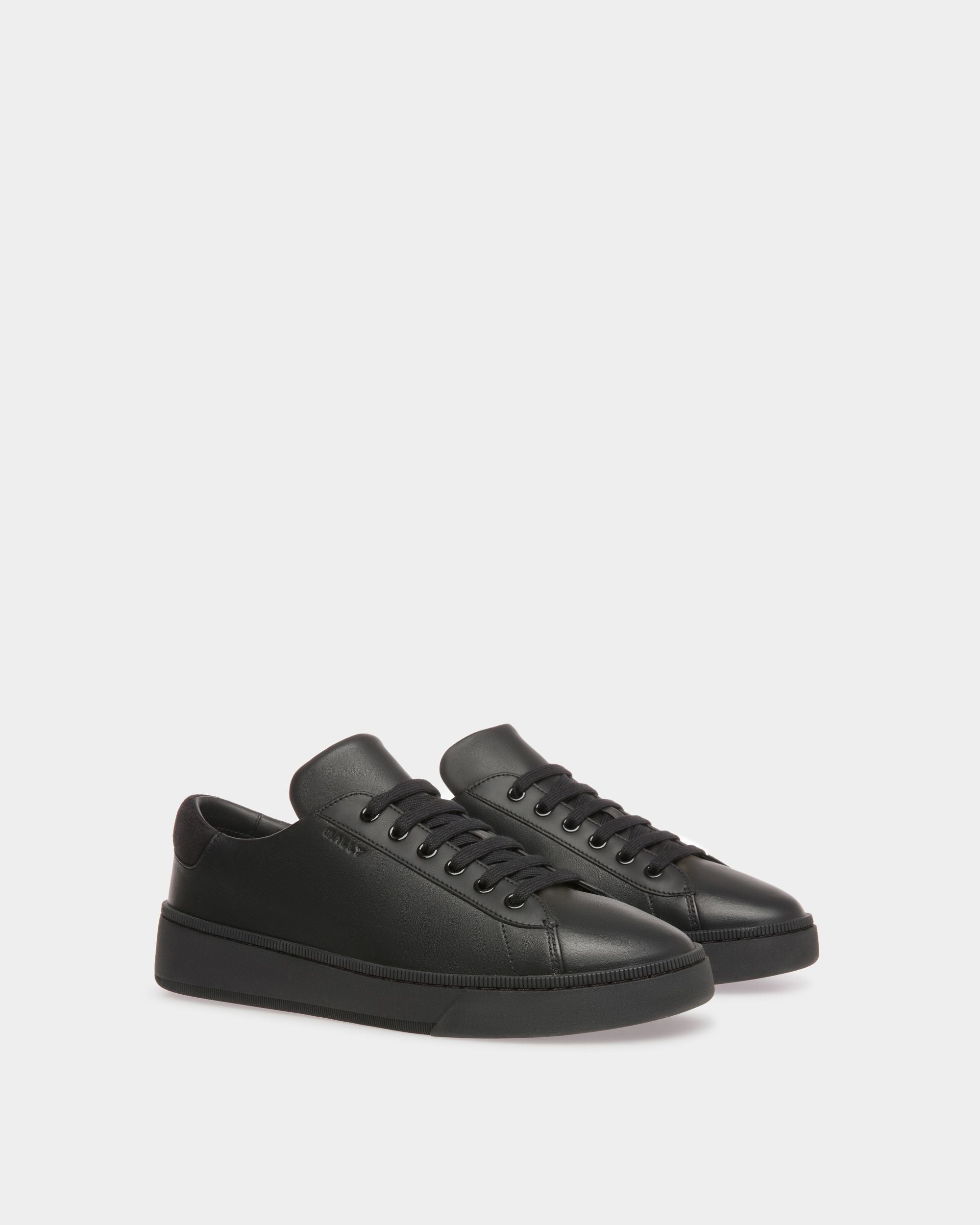 Raise Sneakers In Black Leather - Men's - Bally - 04