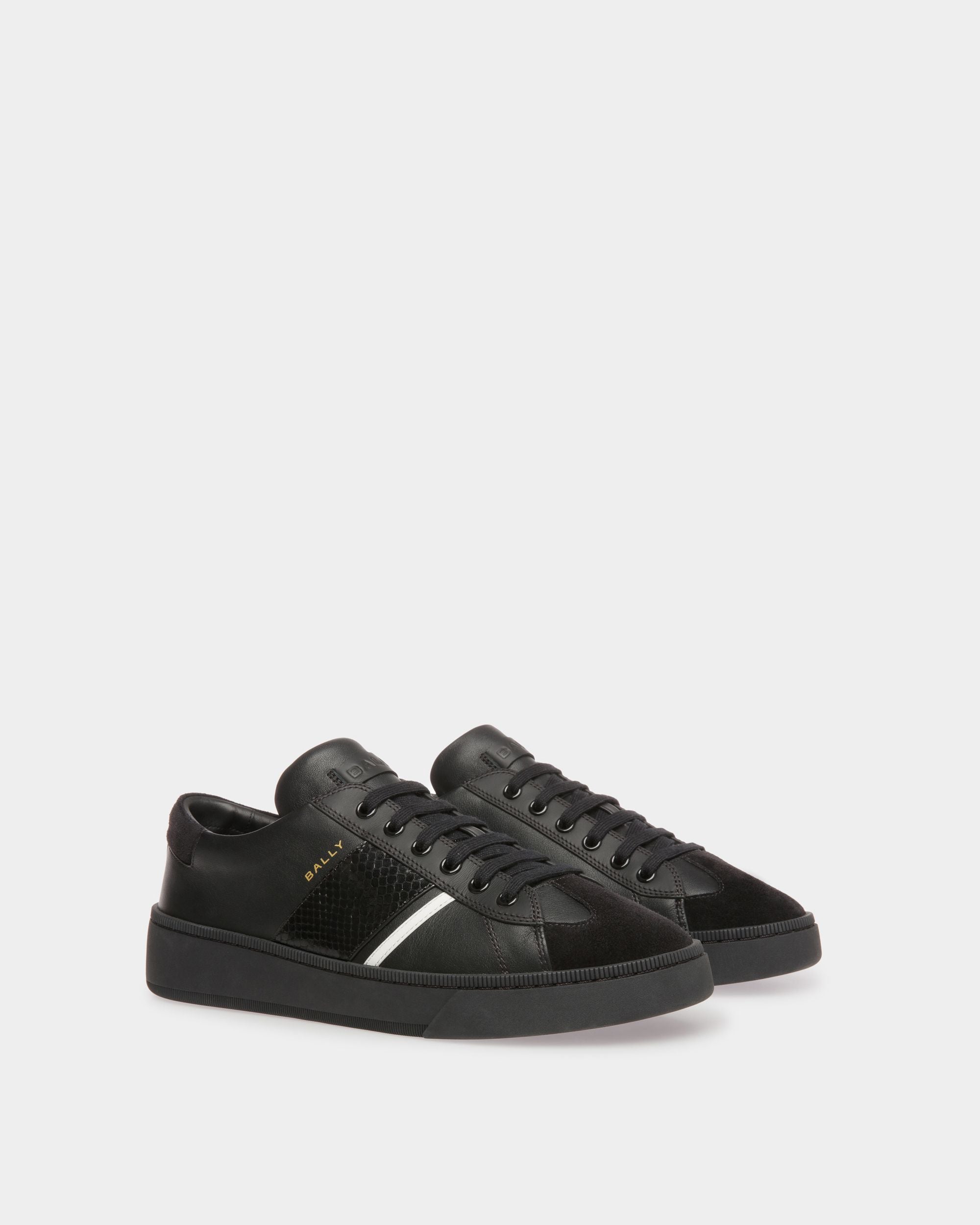 Raise Sneaker Aus Leder in Schwarz - Herren - Bally - 02