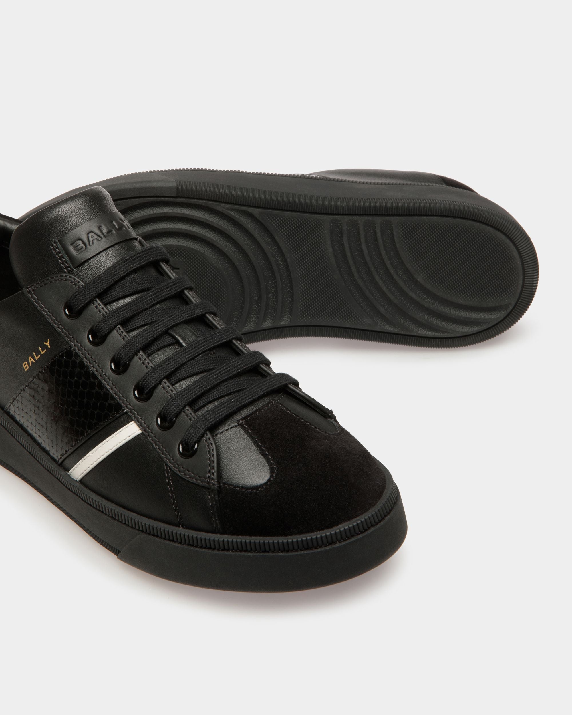 Raise Sneaker Aus Leder in Schwarz - Herren - Bally - 04