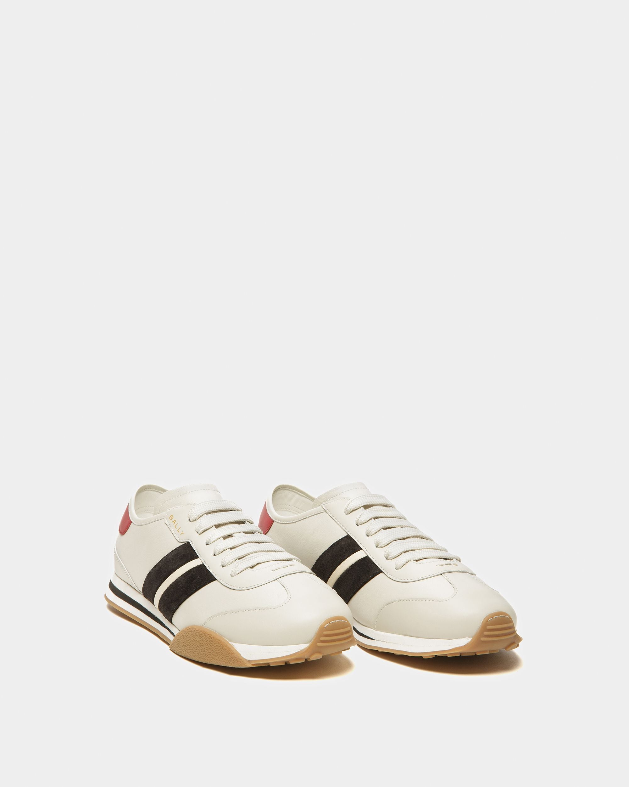 Sneakers Sussex En cuir blanc poussière - Homme - Bally - 02