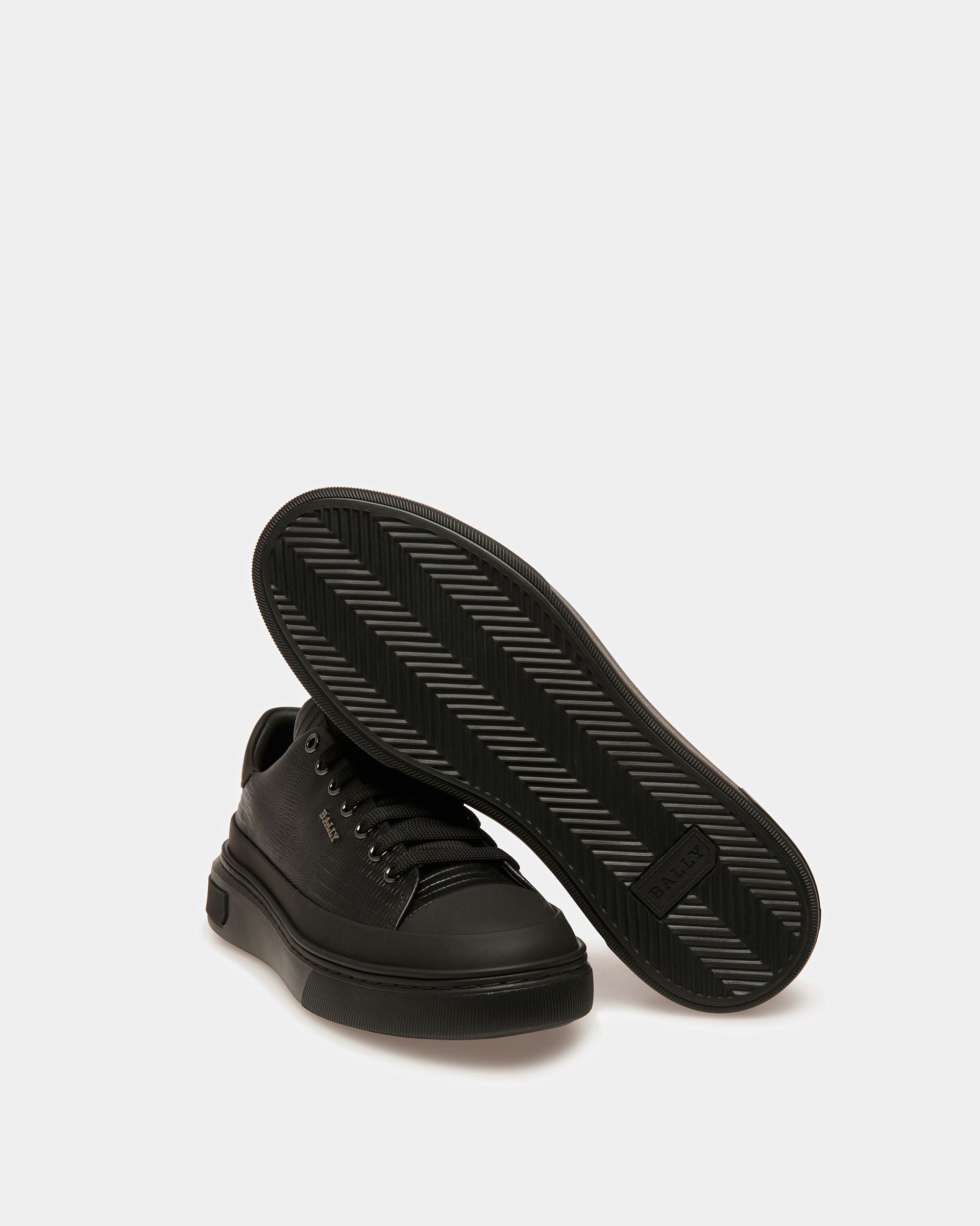 Maily Sneakers En Cuir Noir - Homme - Bally - 05