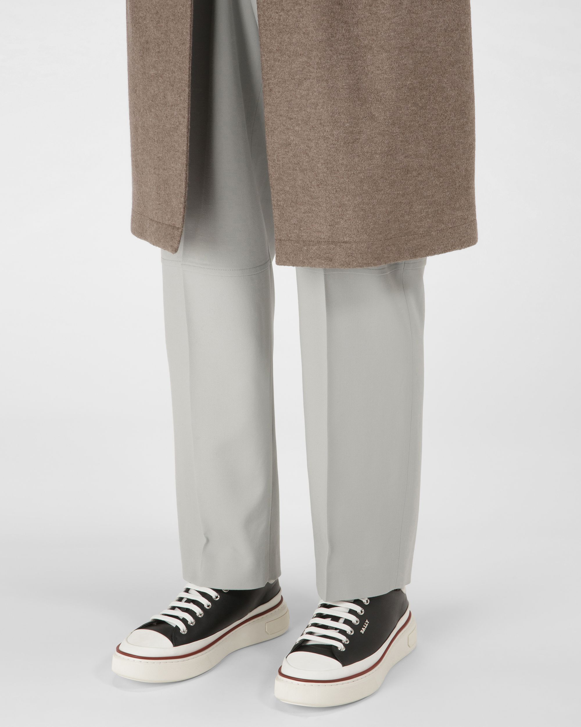 Maily Sneakers En Cuir Noir Et Blanc - Homme - Bally - 05