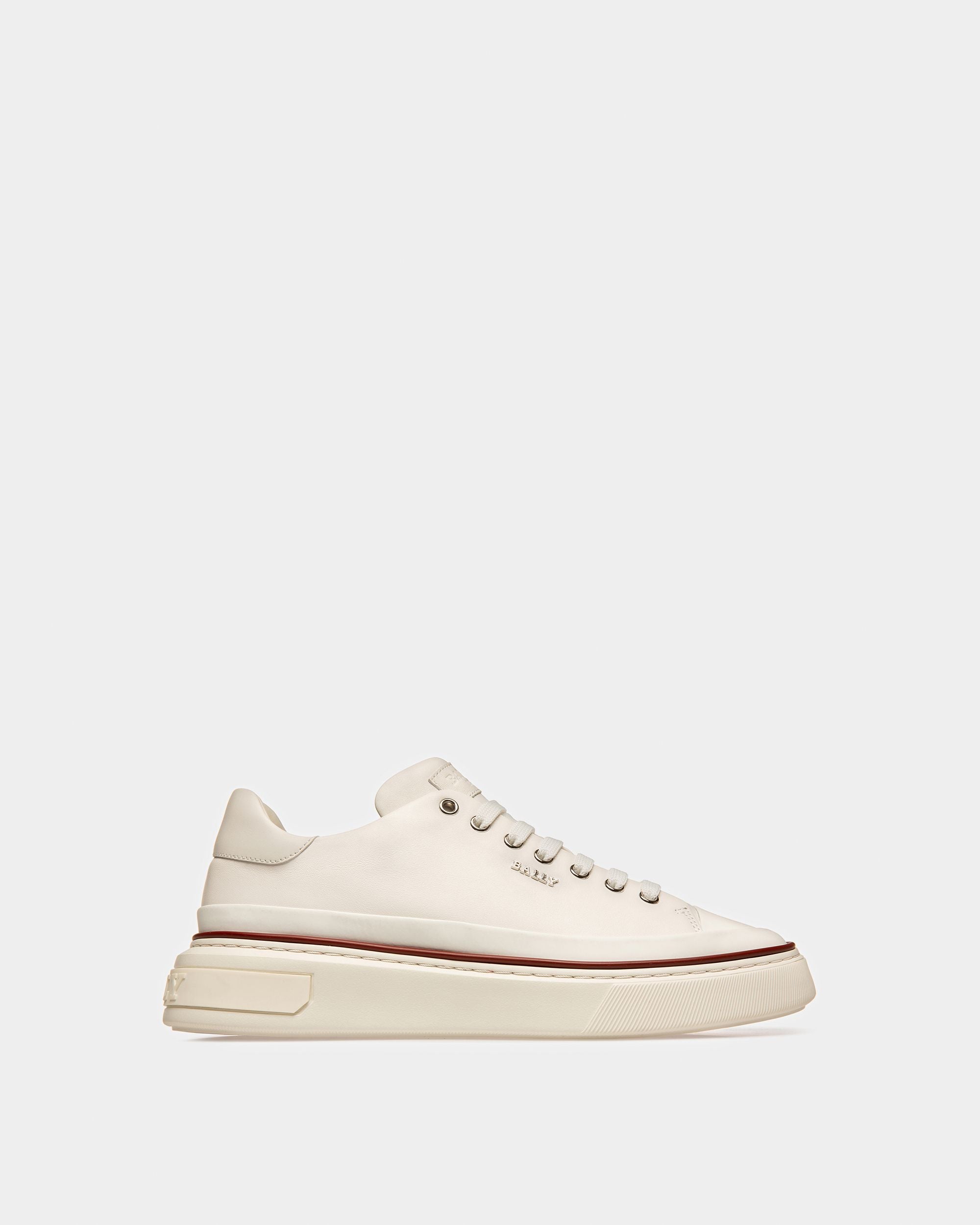 Maily Sneakers En Cuir Blanc - Homme - Bally - 01