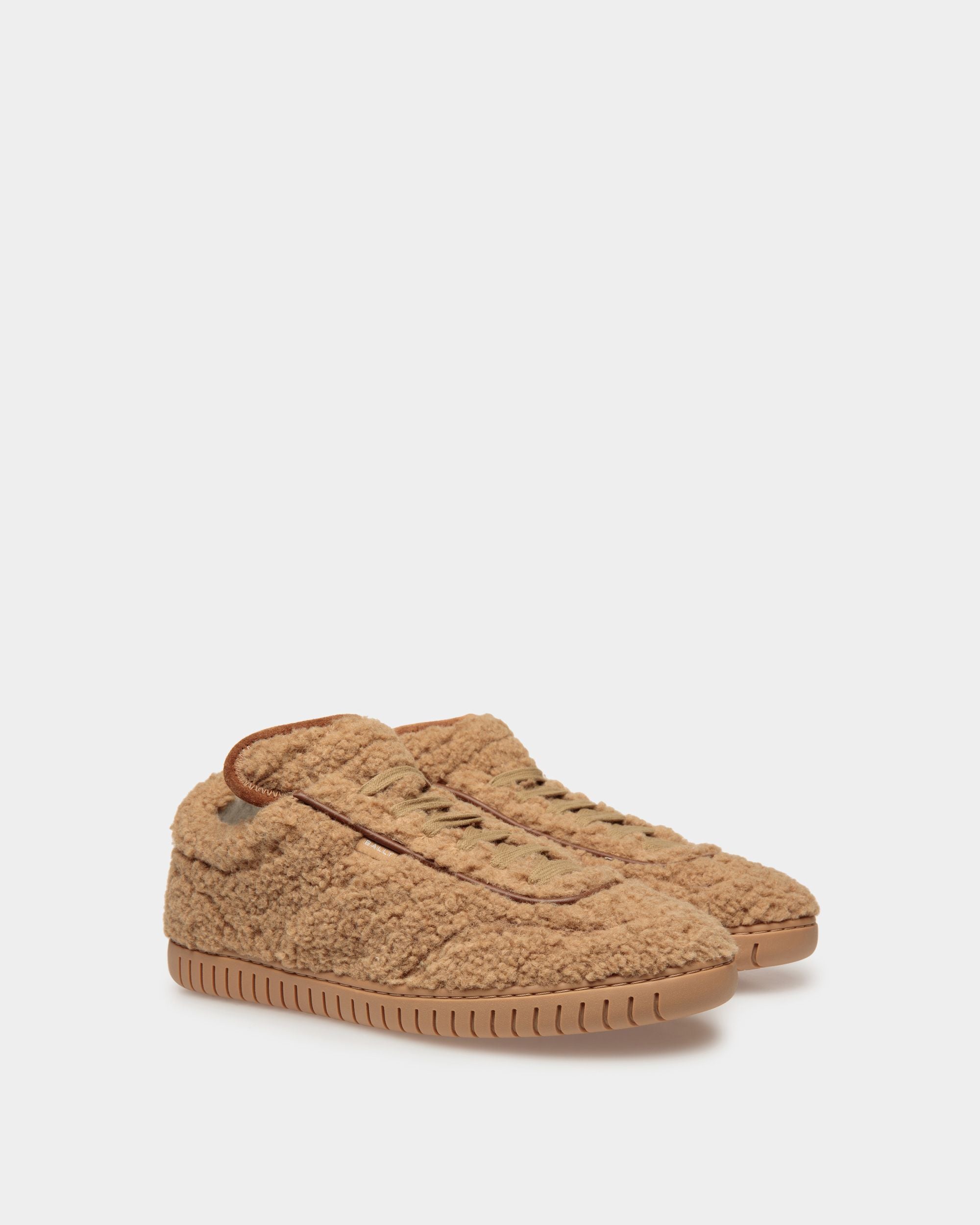 Player Sneaker Aus Braunem Kunstfell - Herren - Bally - 02