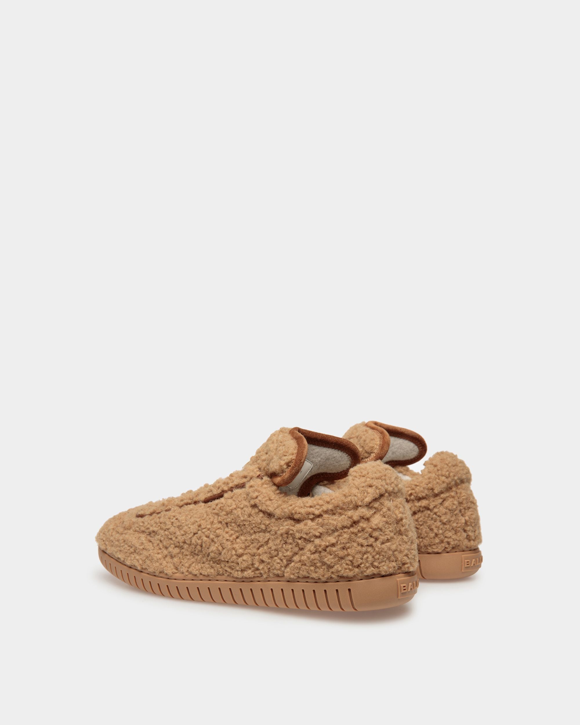 Player Sneaker Aus Braunem Kunstfell - Herren - Bally - 03
