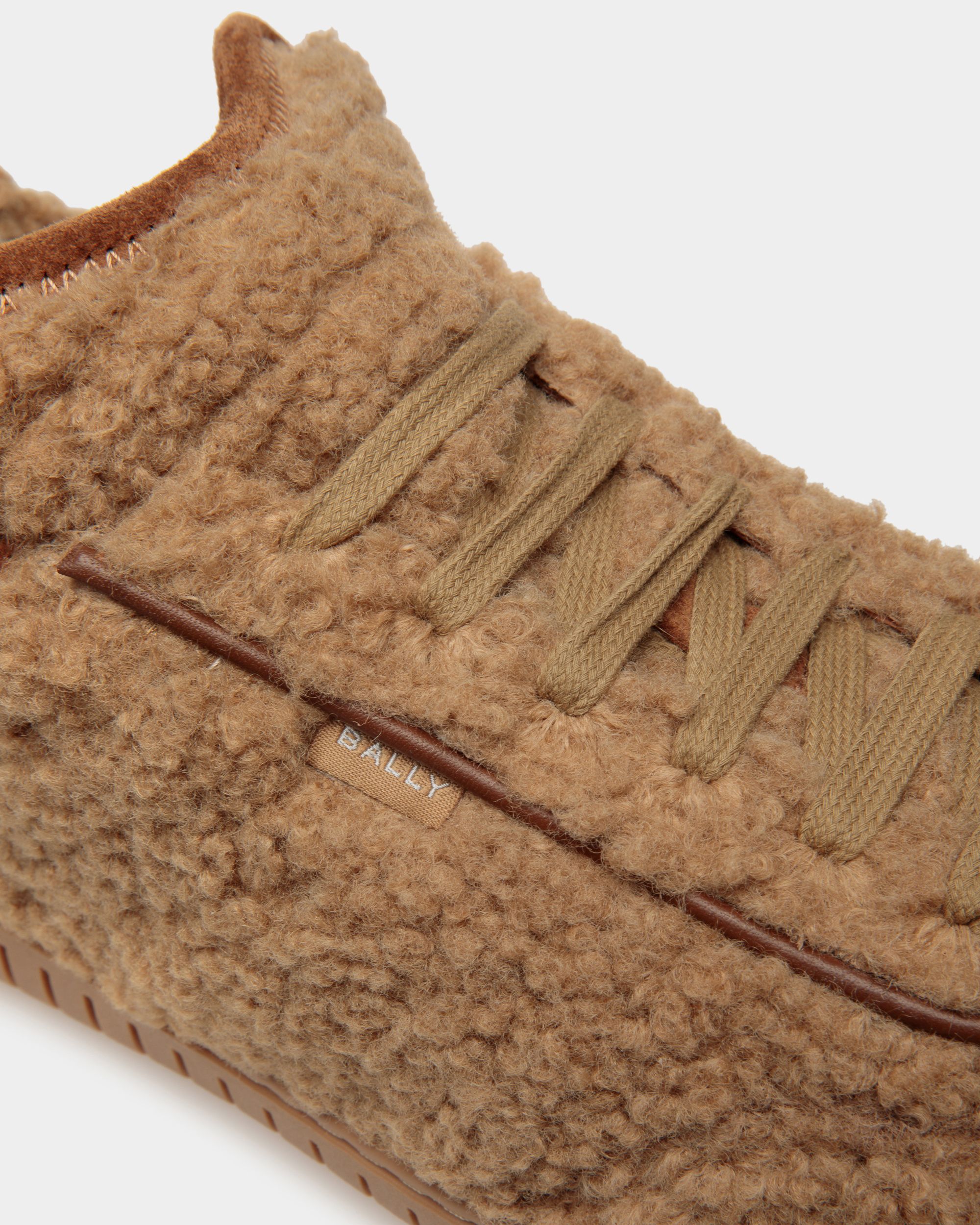 Player Sneaker Aus Braunem Kunstfell - Herren - Bally - 05