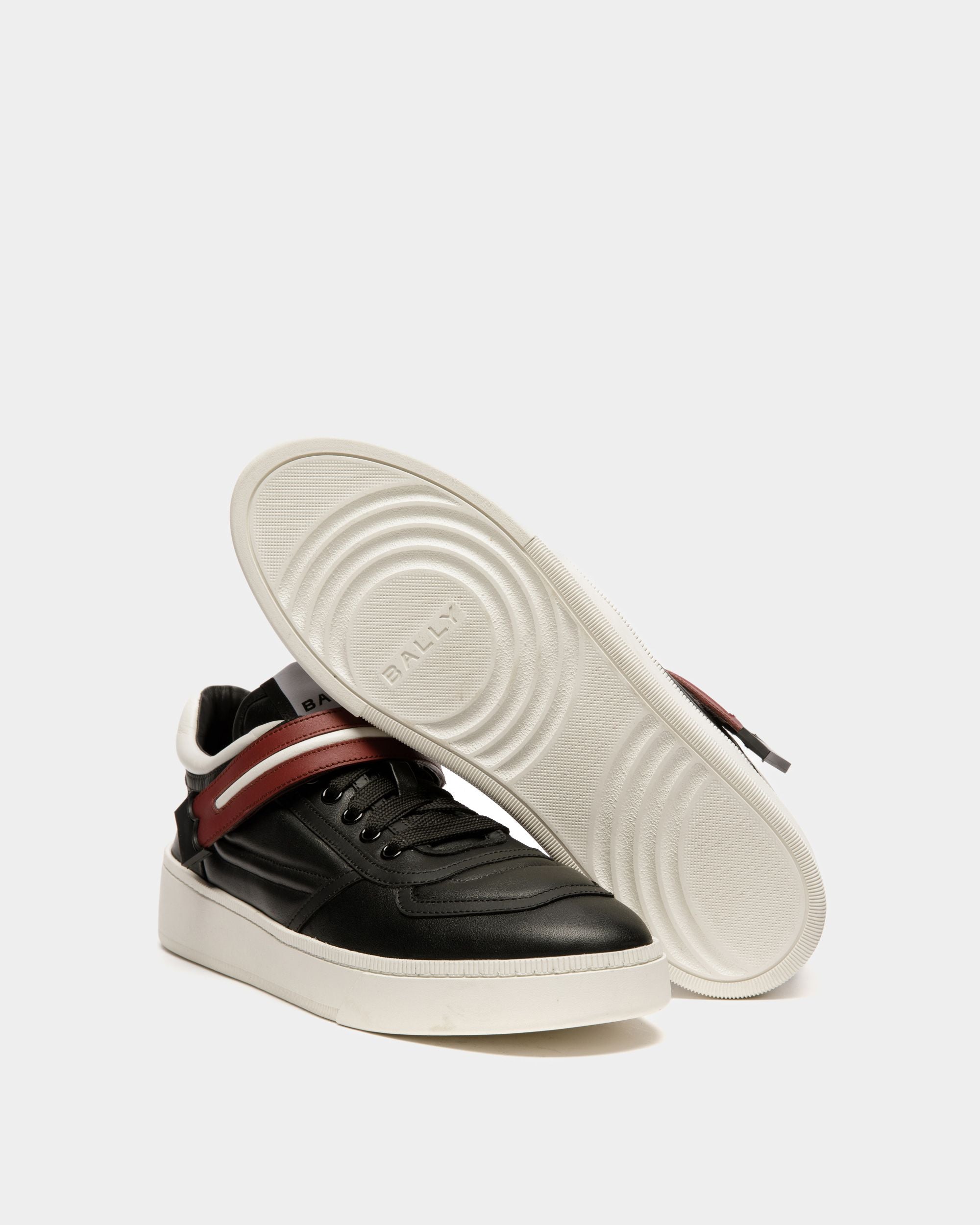 Raise Sneaker In Black Leather - Men's - Bally - 03